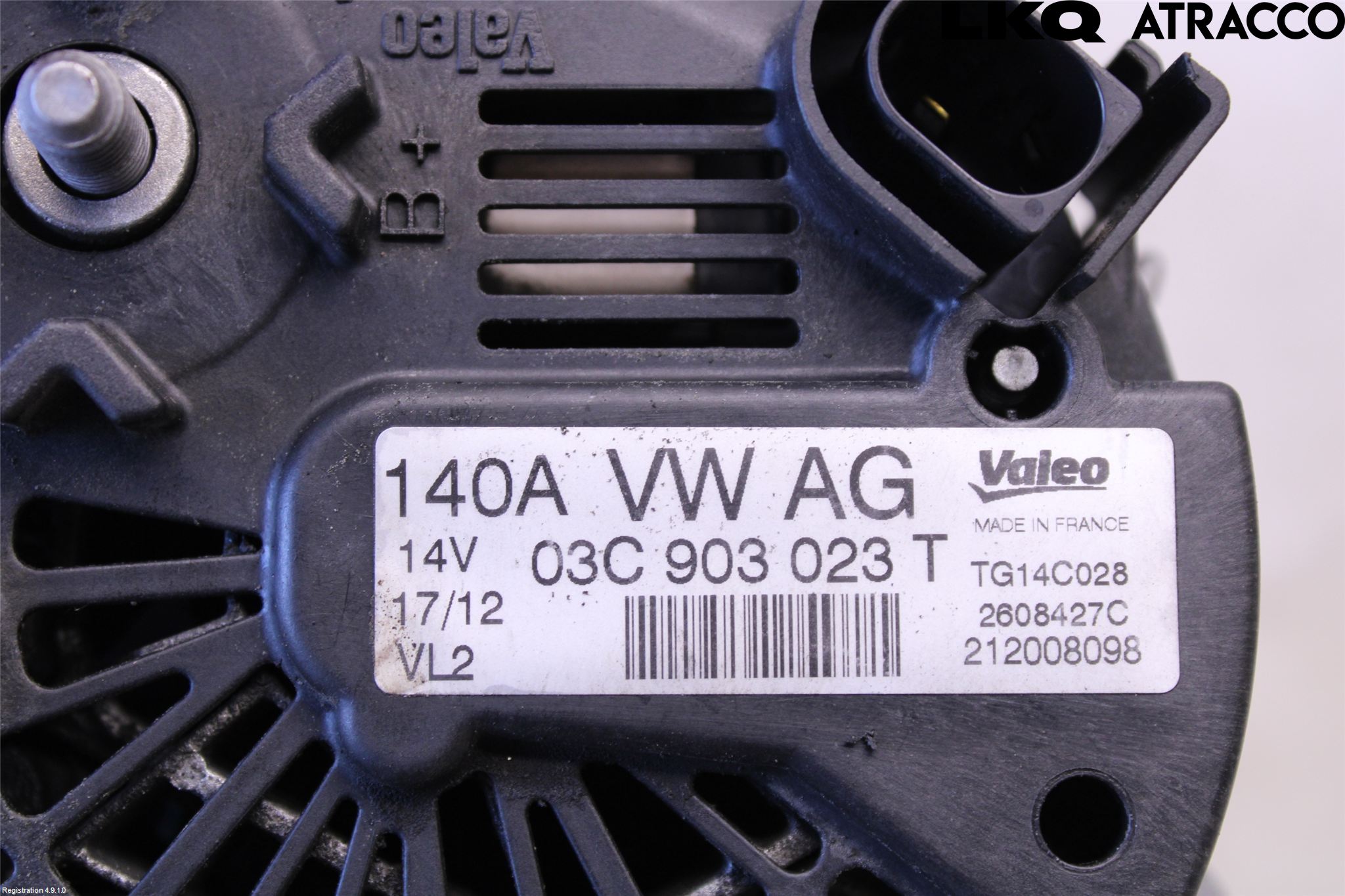 Volkswagen VW PASSAT 11-14 Dynamo