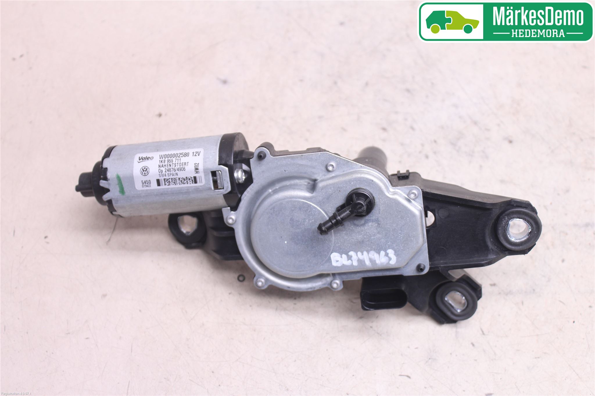 Volkswagen VW SCIROCCO 09-17 Viskermotor Bakluke