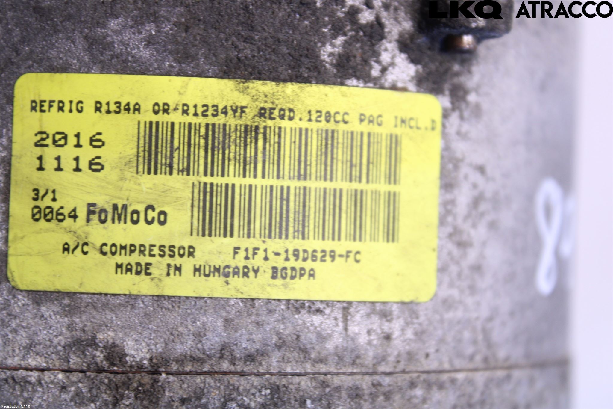 Ford FOCUS 15-18 Varme Ac Kompressor