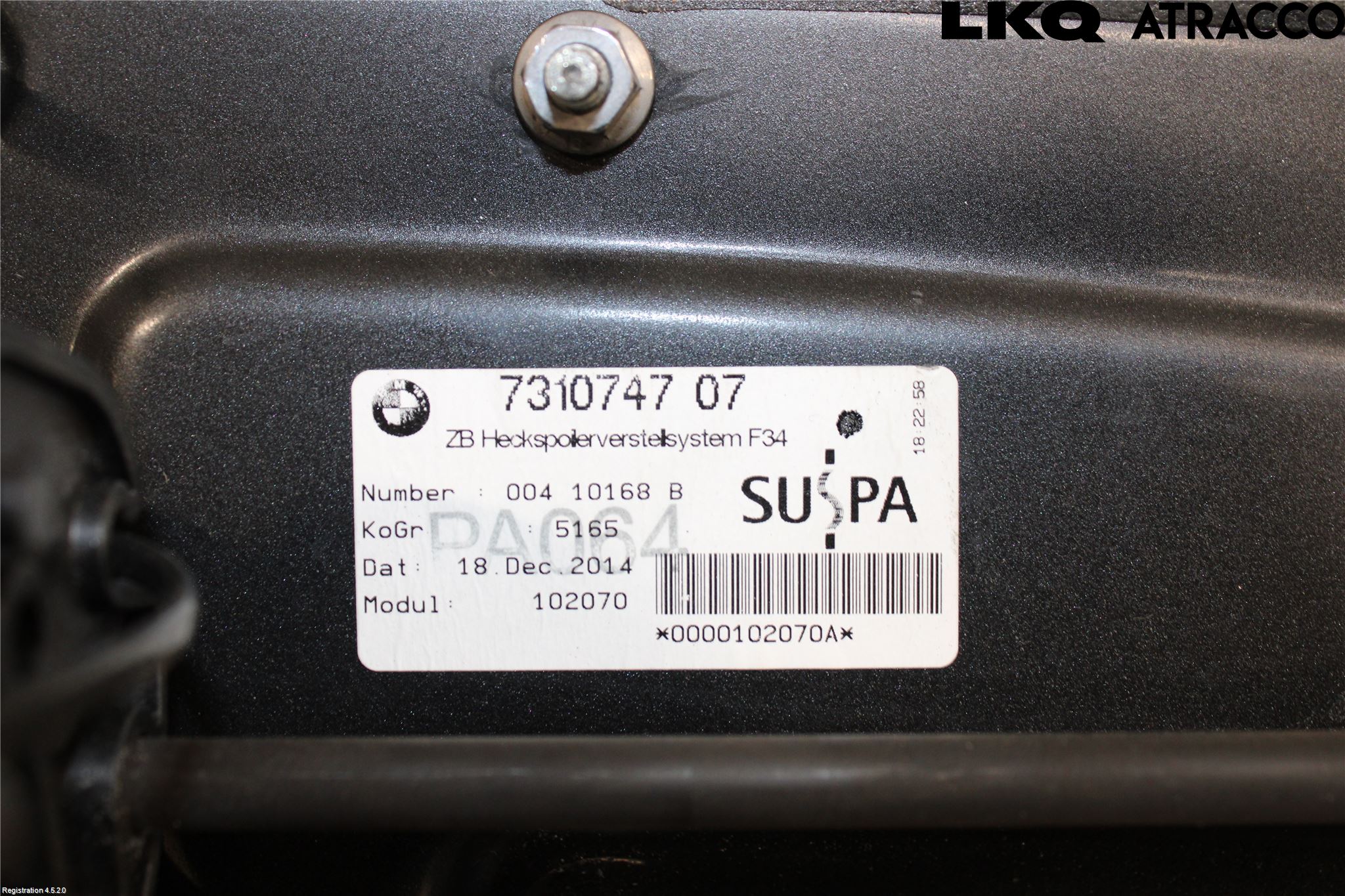 BMW 3 GT F34 13-19 Spoiler Bakluke