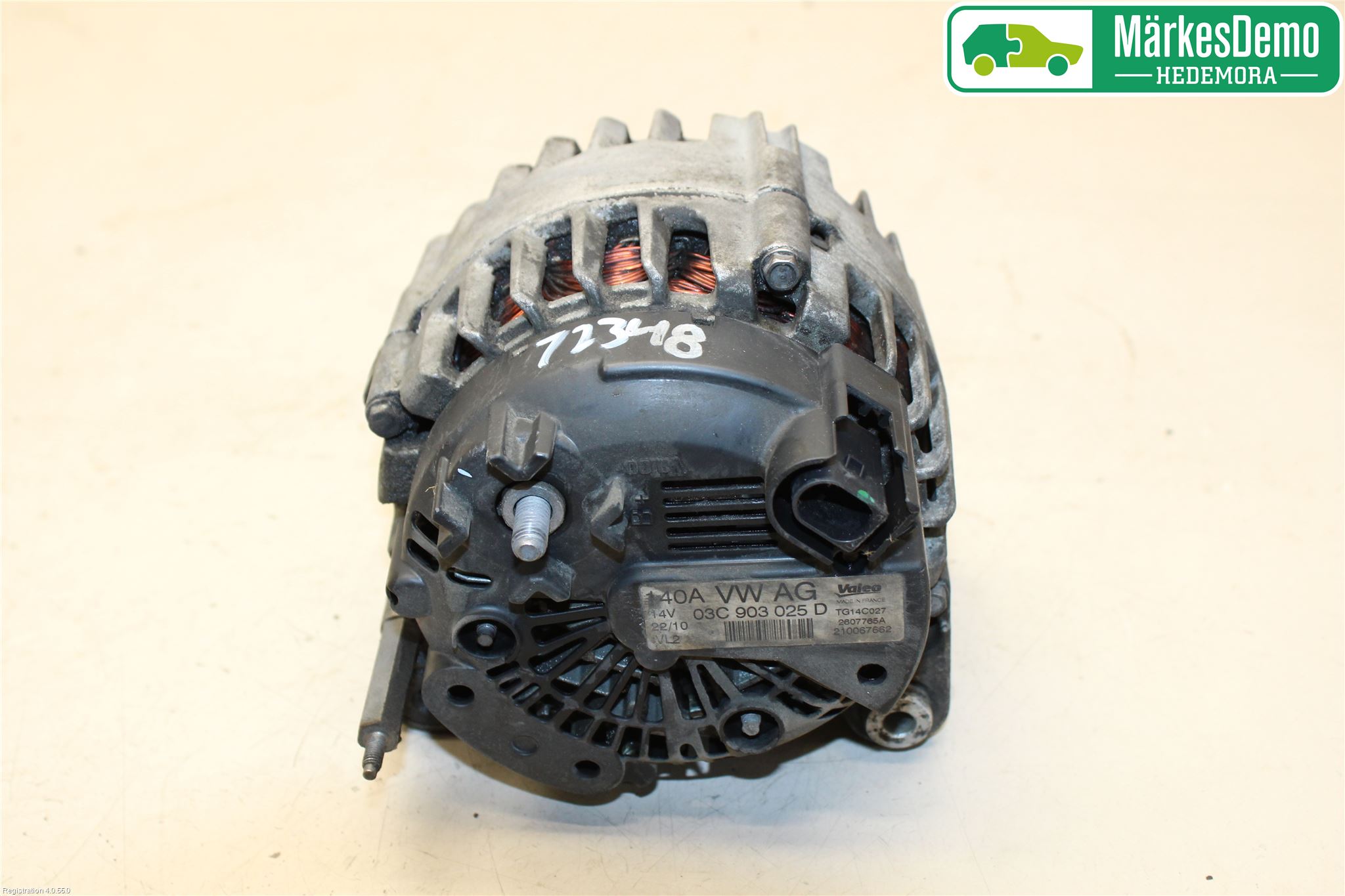Volkswagen VW GOLF VI 09-13 Dynamo