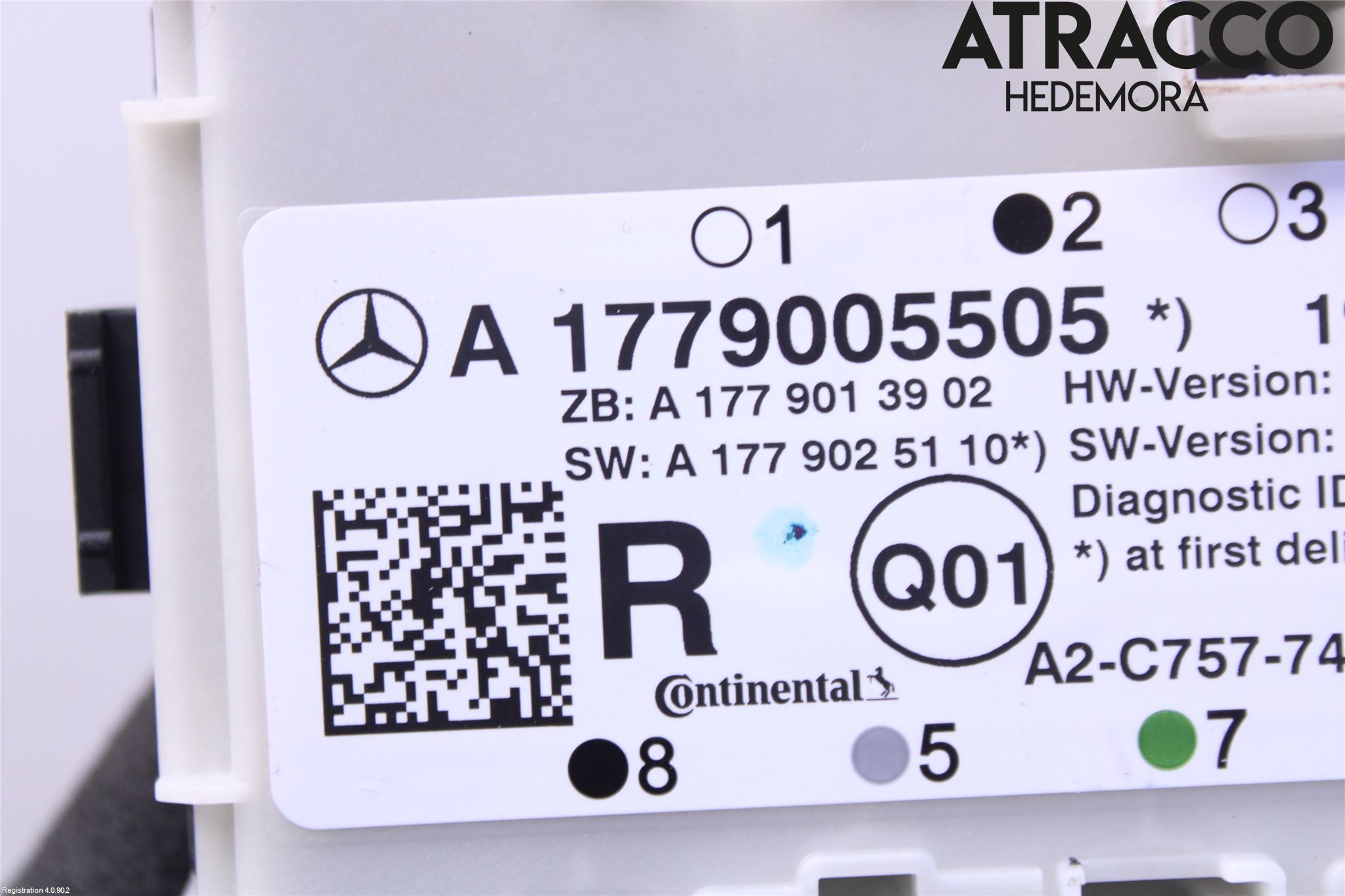 Mercedes-Benz MB CLA-KLASS (C118/X118) 19- Styreenhet Dør