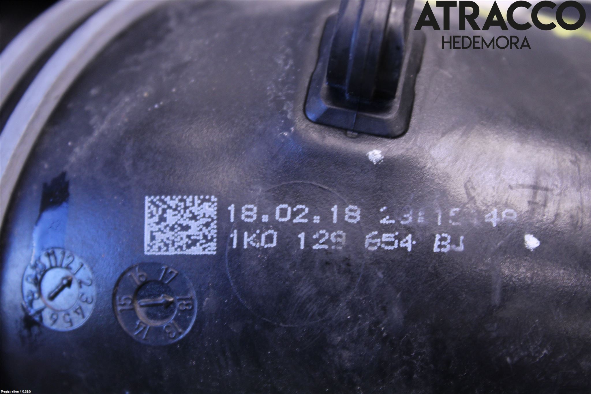 Volkswagen VW CADDY 16-20 Inns Gummibelg - Slange