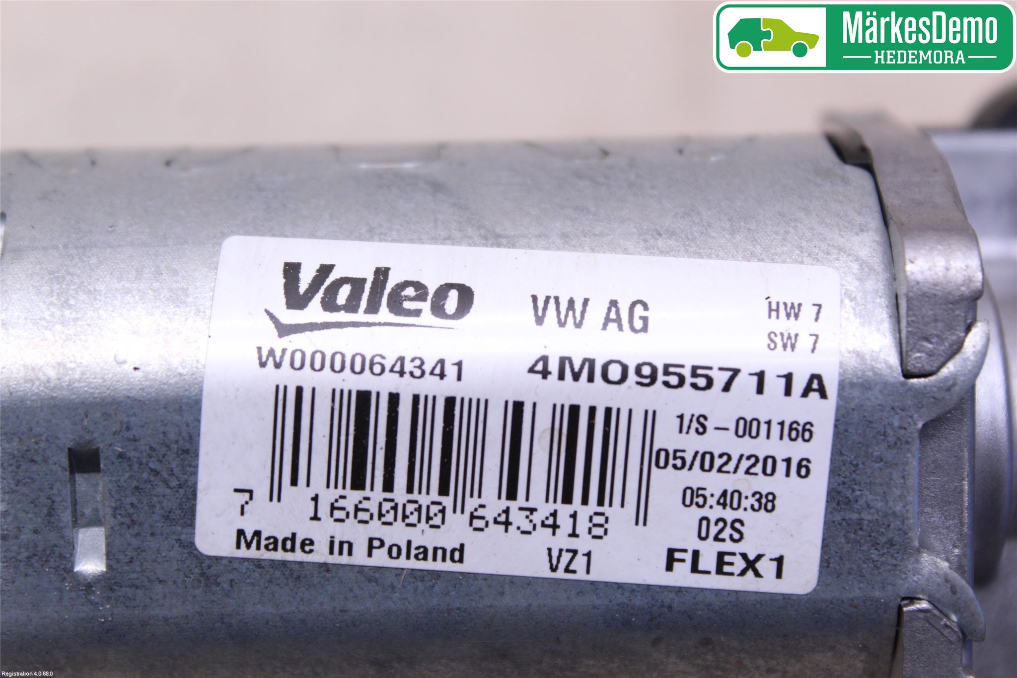 Audi A4/S4 B9 16-19 Viskermotor Bakluke