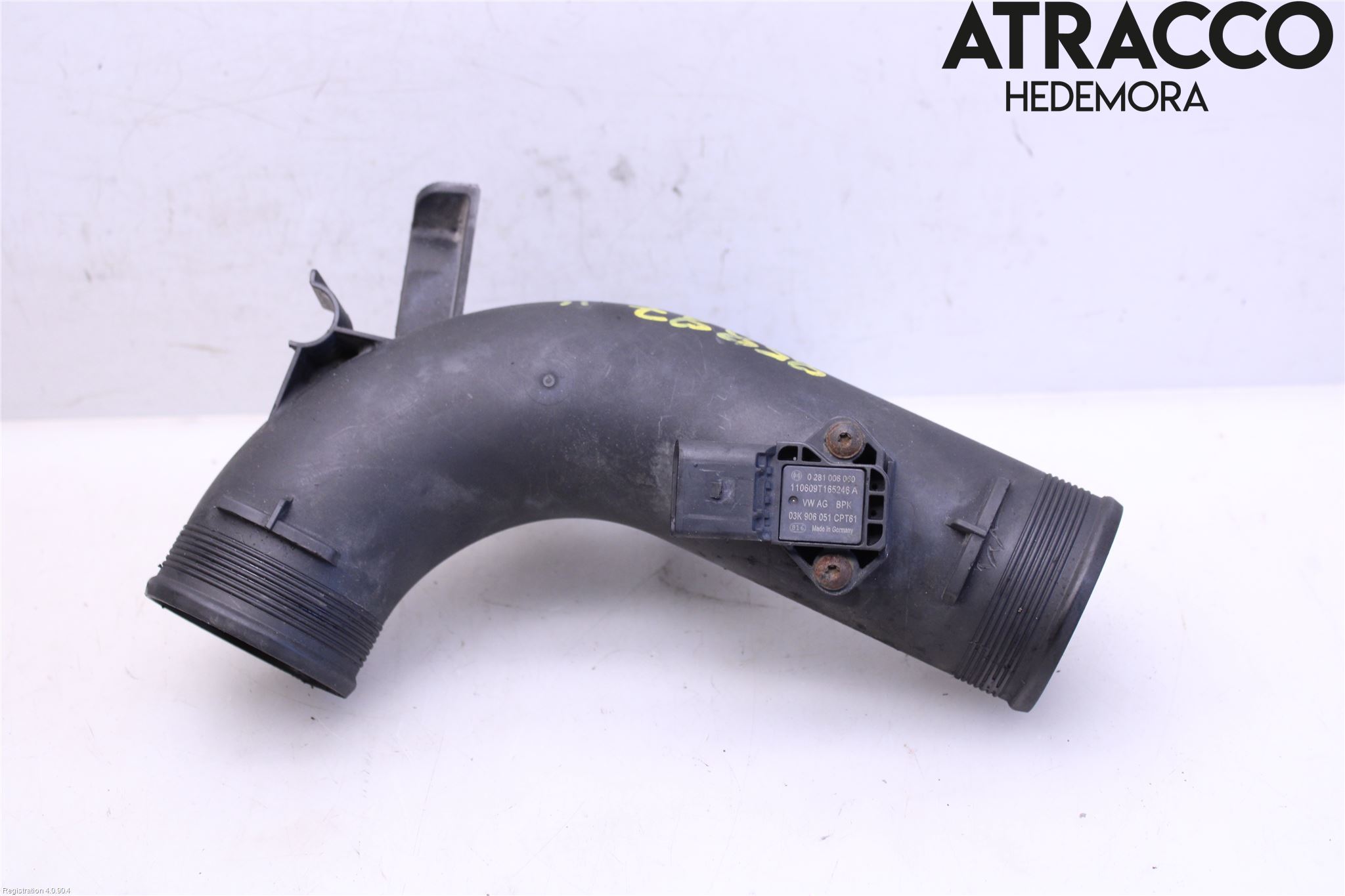 Volkswagen VW CRAFTER 06-16 Intercooler Rør-Slange