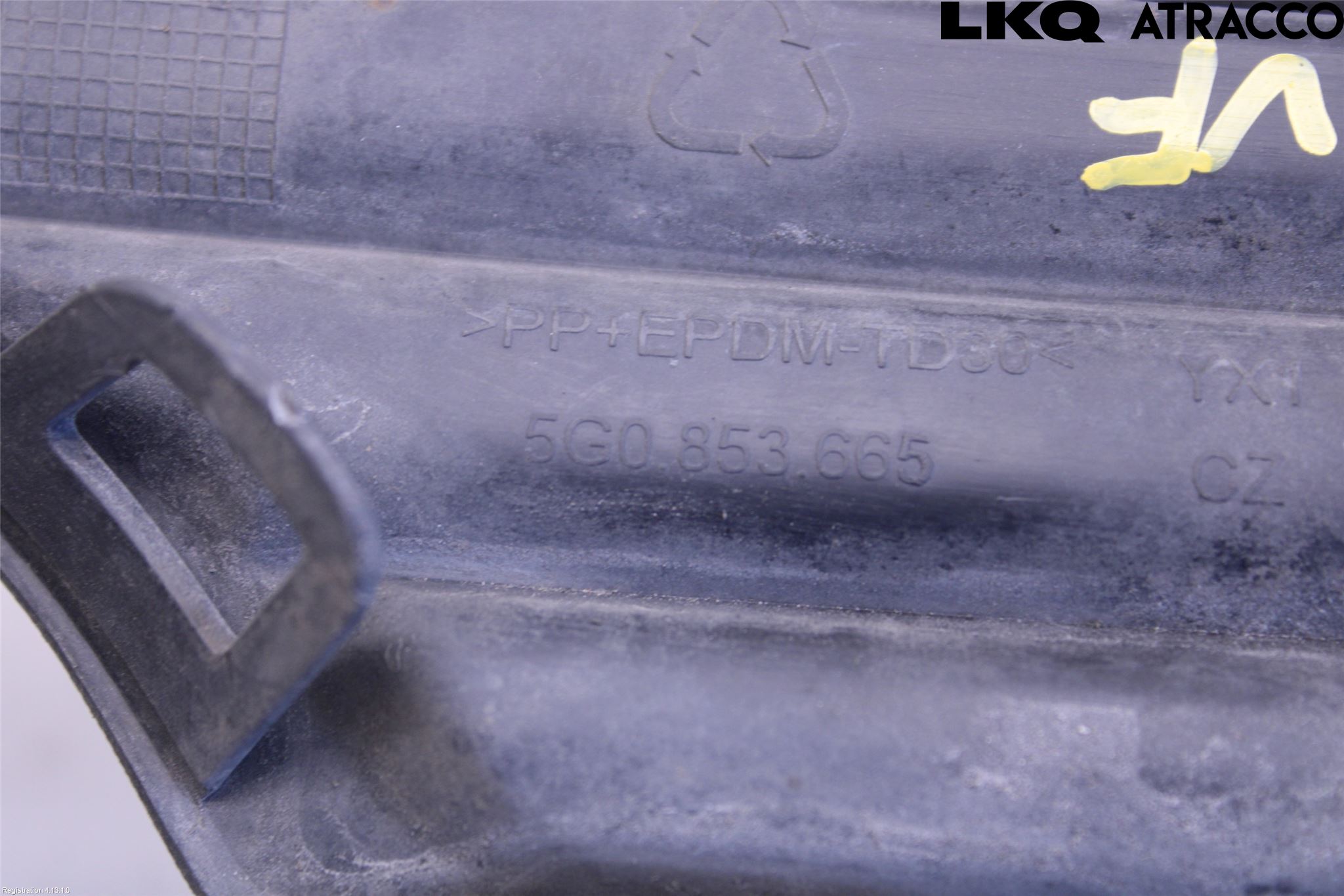 Volkswagen VW GOLF / E-GOLF VII 13-20 Grilldel Venstre