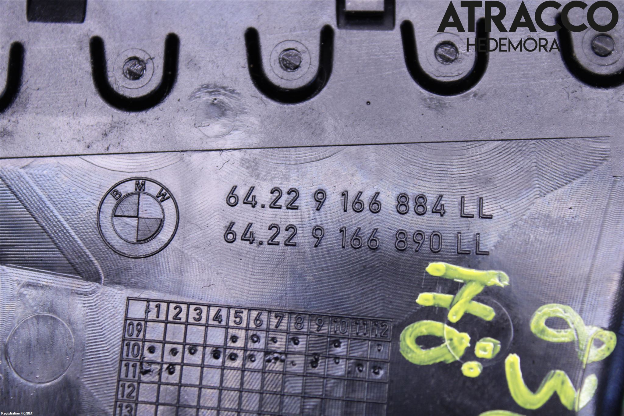 BMW 5 F10/F11/F18 09-17 Dashbord Kanal - Dyse