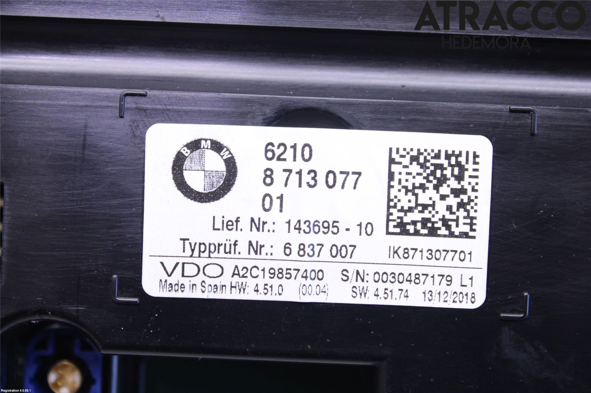BMW X1 F48 15-22 Instr Kombinert