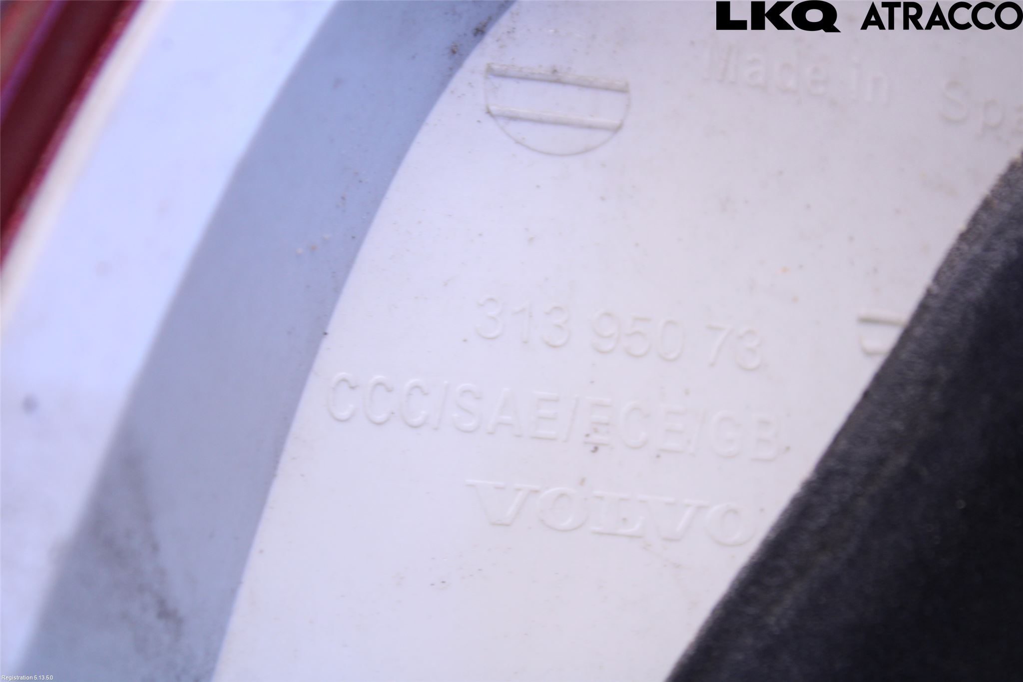 Volvo V70 08-13 Baklykt Høyre
