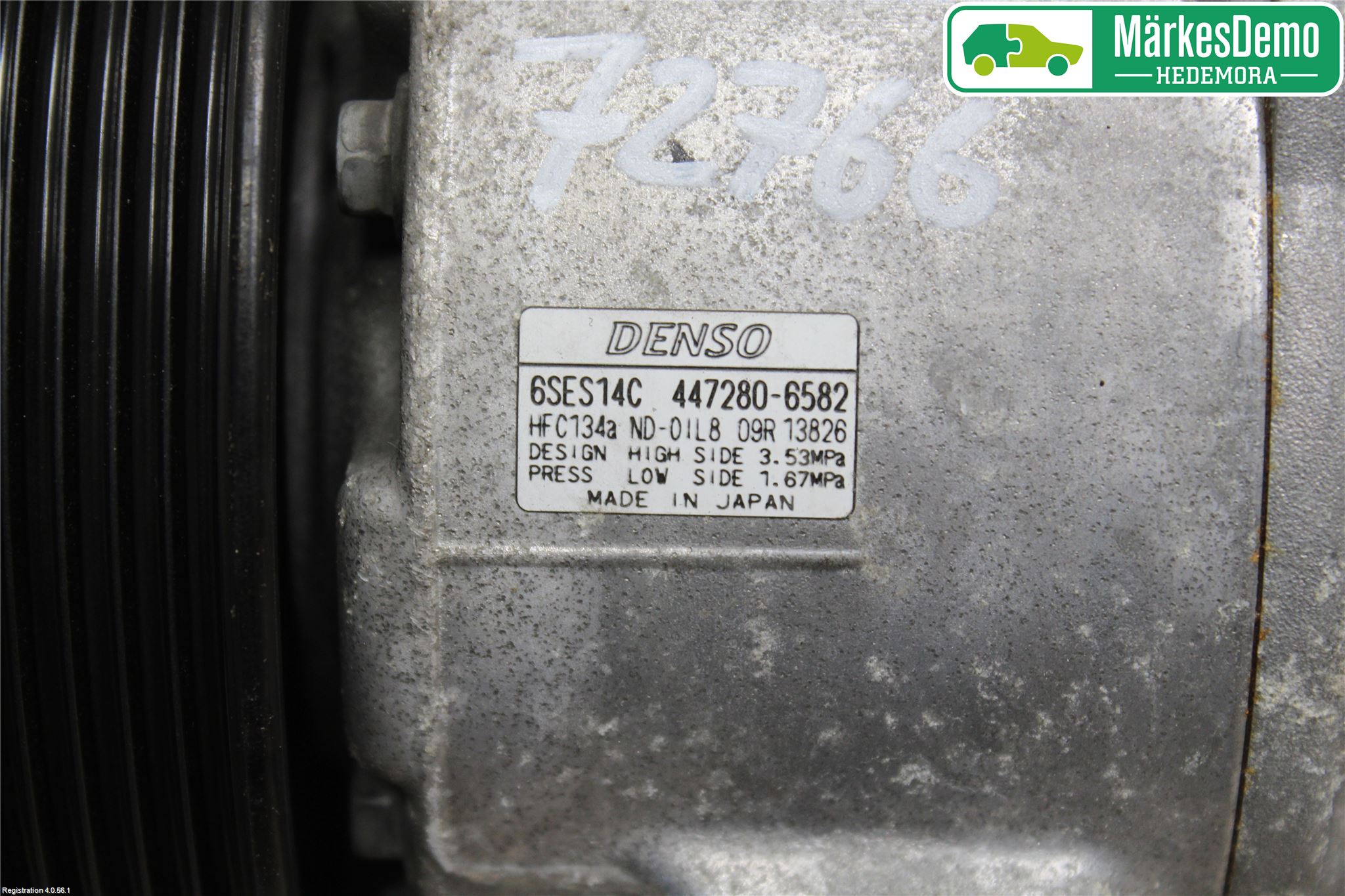 Toyota AVENSIS 16-18 Varme Ac Kompressor
