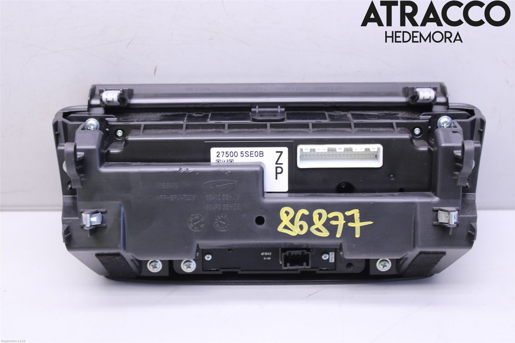 Nissan LEAF 18- Varme Ac Betjening-Display