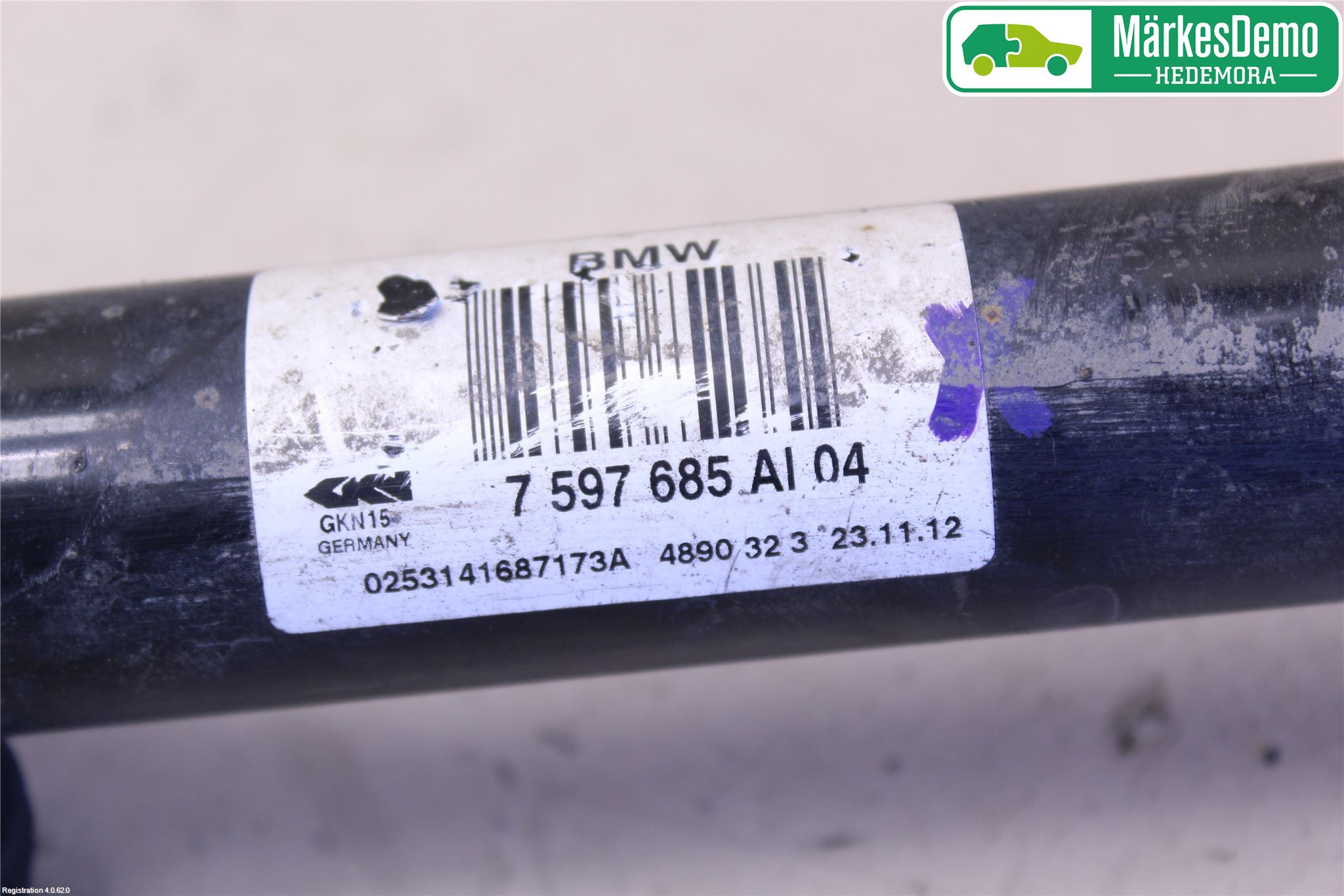 BMW 1 F20/F21 11-19 Drivaksel Foran Kompl Venstre