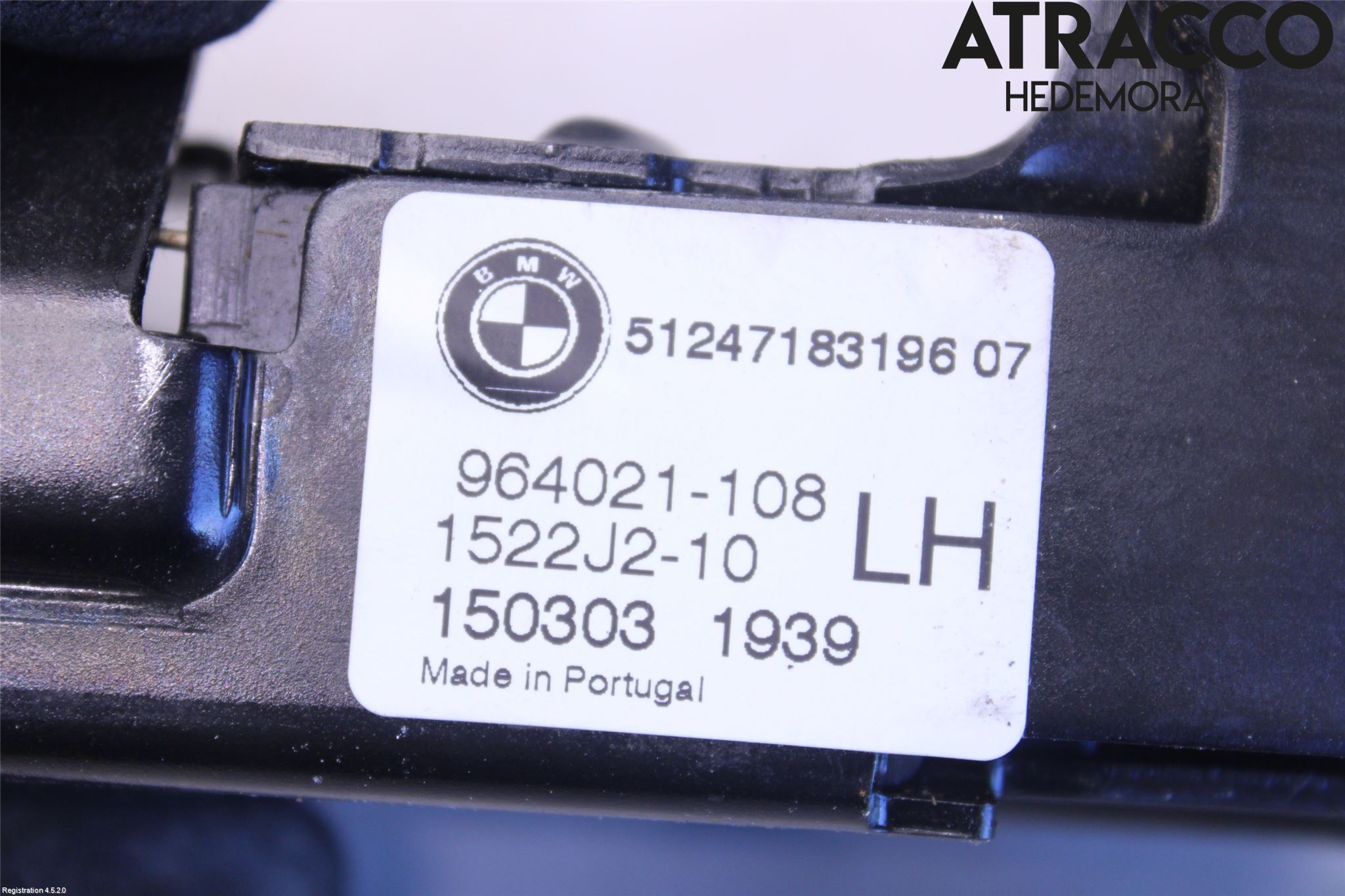 BMW X5 F15 13-18 Bakluke-Lokk Låsekasse