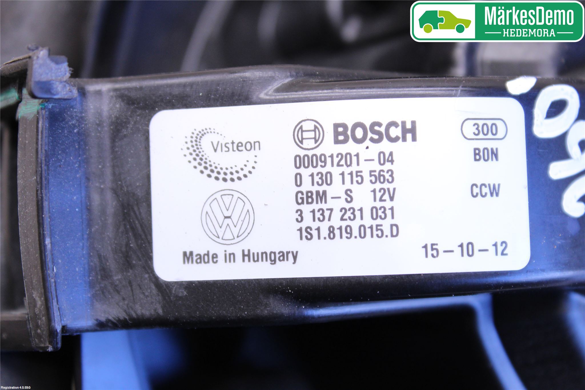 Seat Mii / Mii electric Varme Ac Varmeapparatvifte
