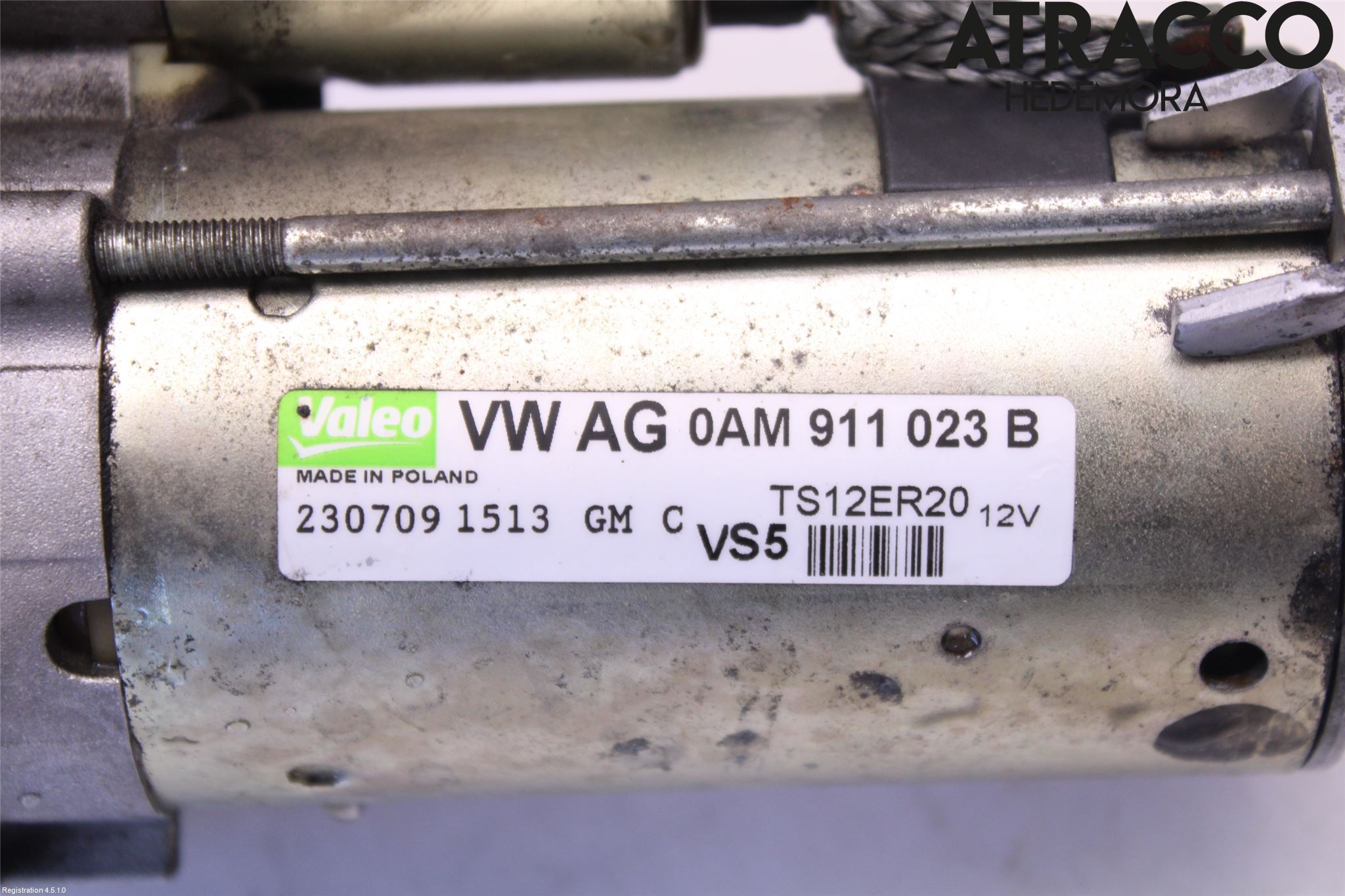 Volkswagen VW GOLF VI 09-13 Startmotor