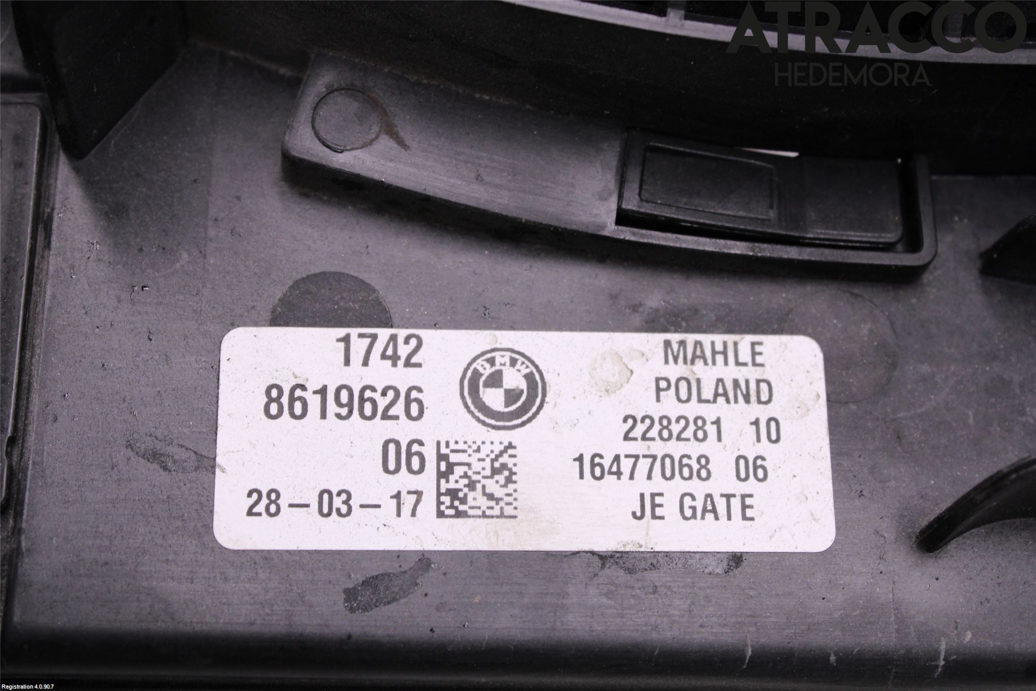 BMW 5 G30/G31/F90 17-23 Kjølevifte Elektrisk