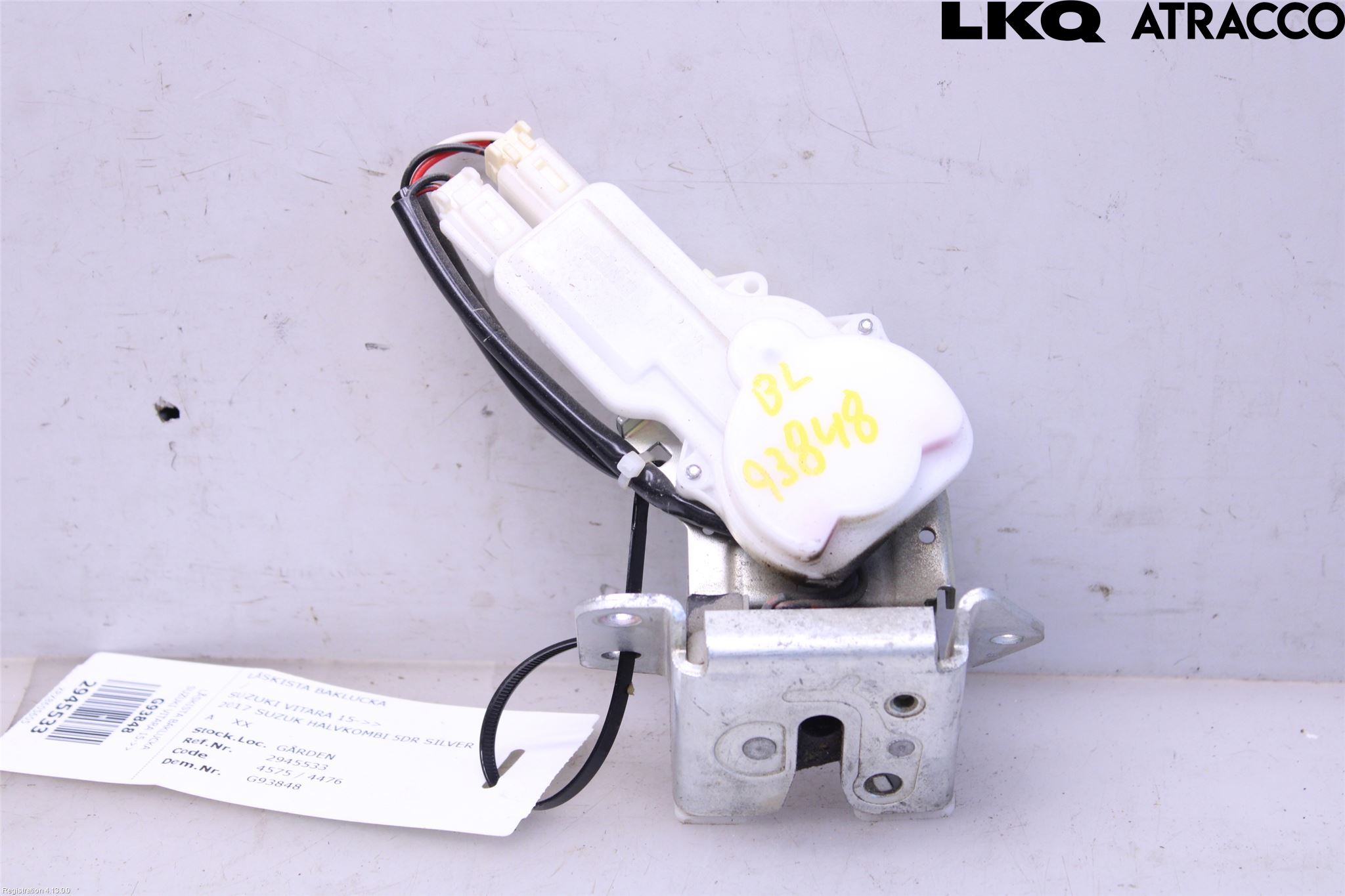 Suzuki VITARA 15- Bakluke-Lokk Låsekasse