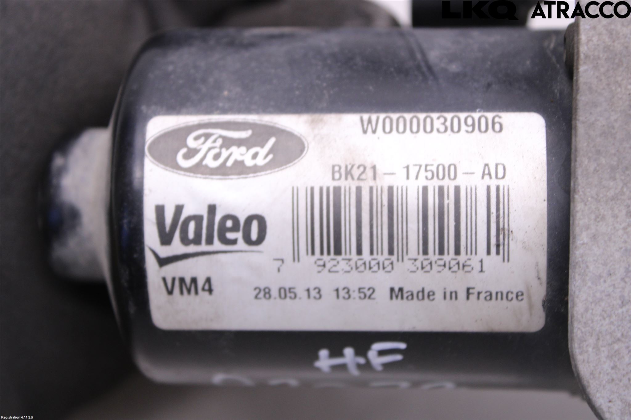 Ford TRANSIT SKÅP/BUSS 14-22 Viskermotor Frontrute
