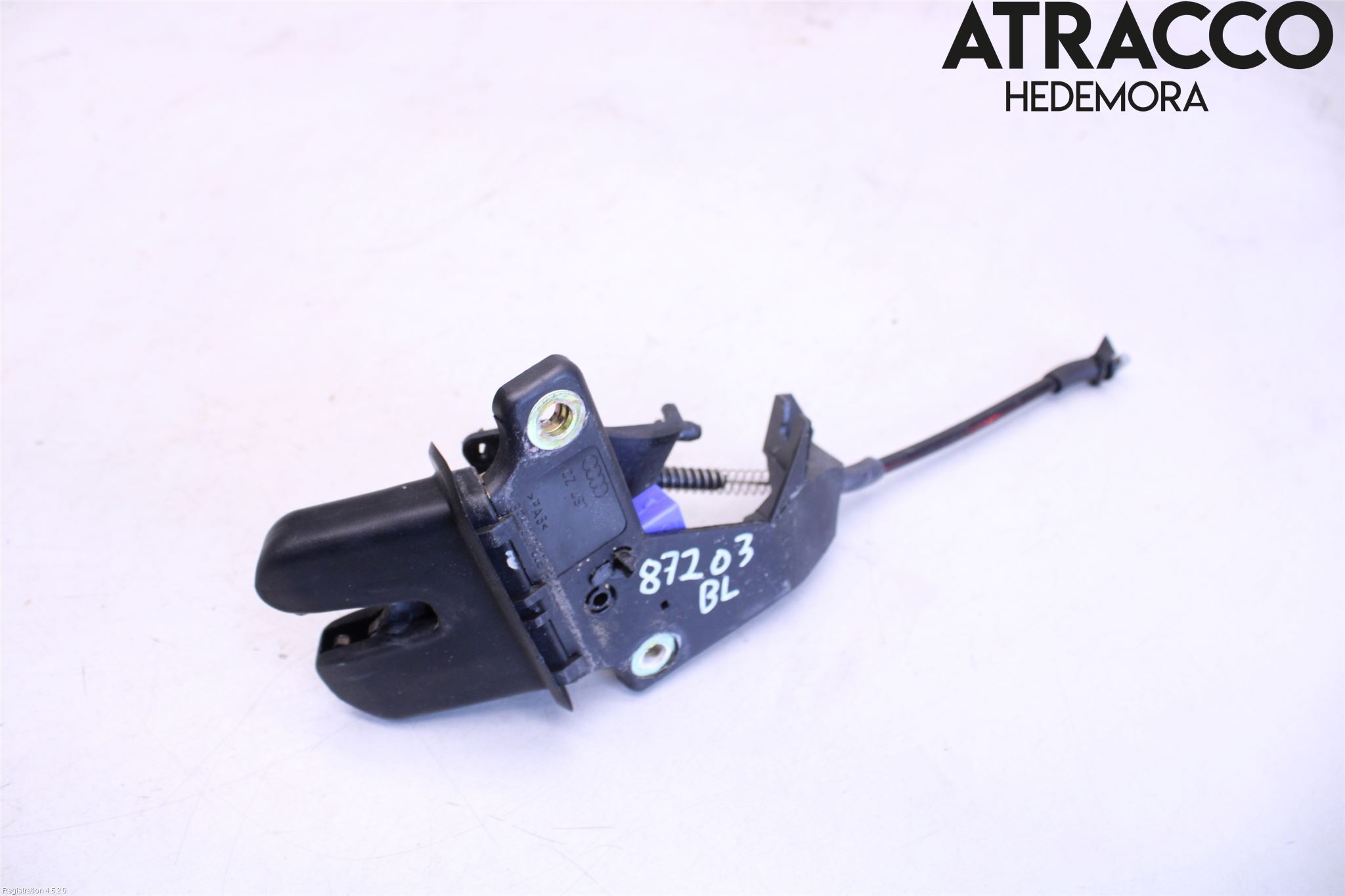 Audi A4/S4 05-07 Bakluke-Lokk Låsekasse