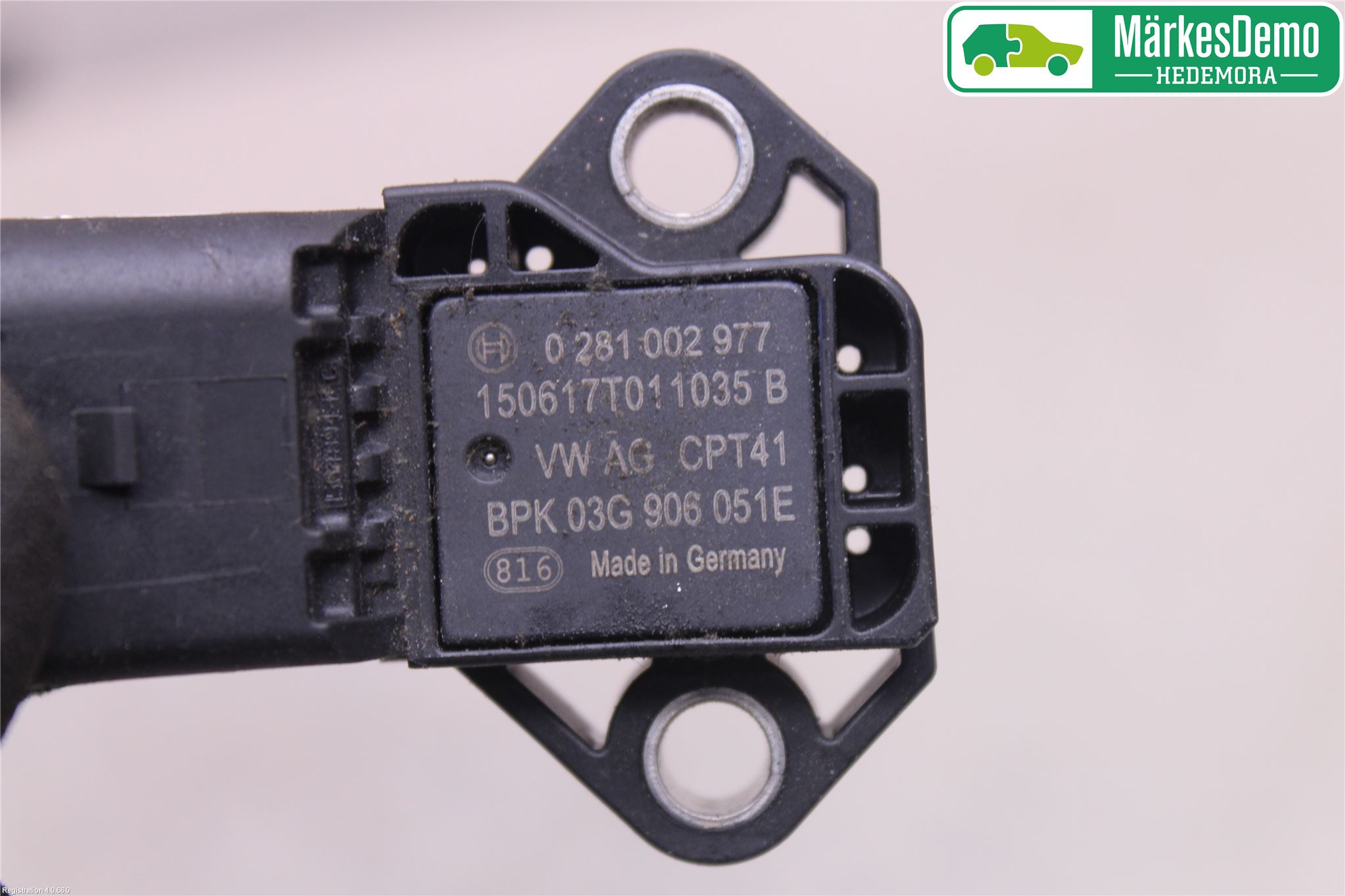Volkswagen VW GOLF / E-GOLF VII 13-20 Inns Map - Trykkføler