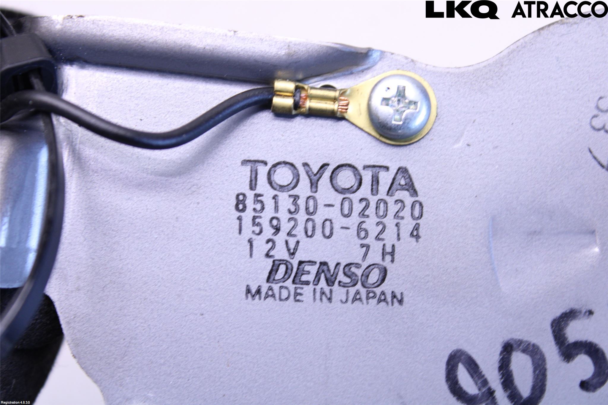 Toyota COROLLA 02-07 Viskermotor Bakluke