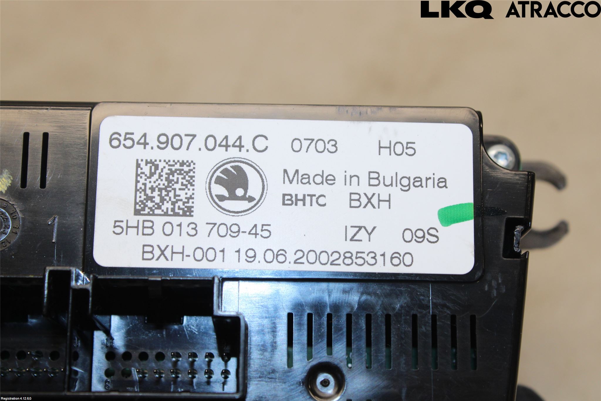 Skoda SCALA 19- Varme Ac Betjening-Display
