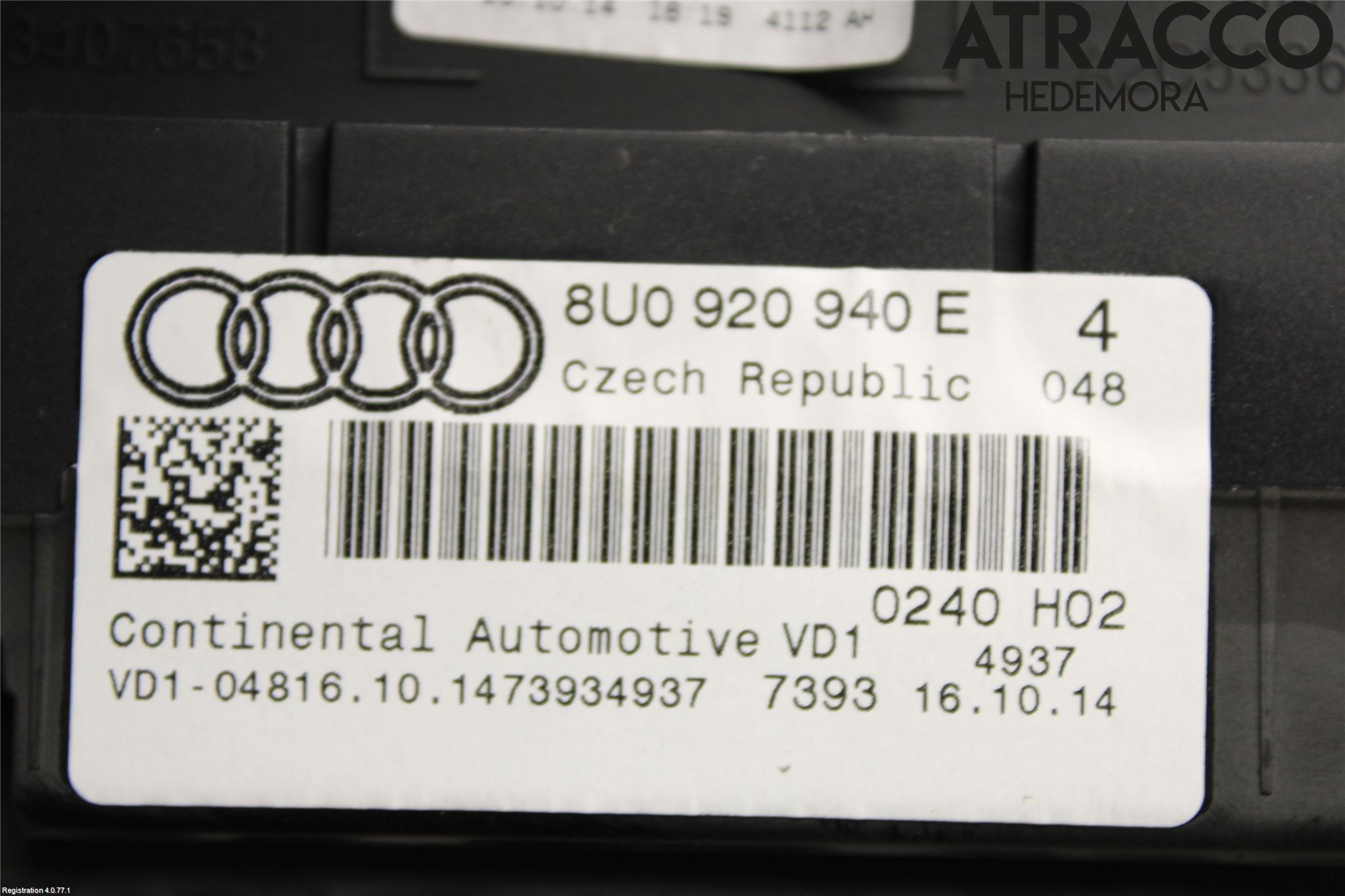 Audi Q3 8U 12-18 Instr Kombinert