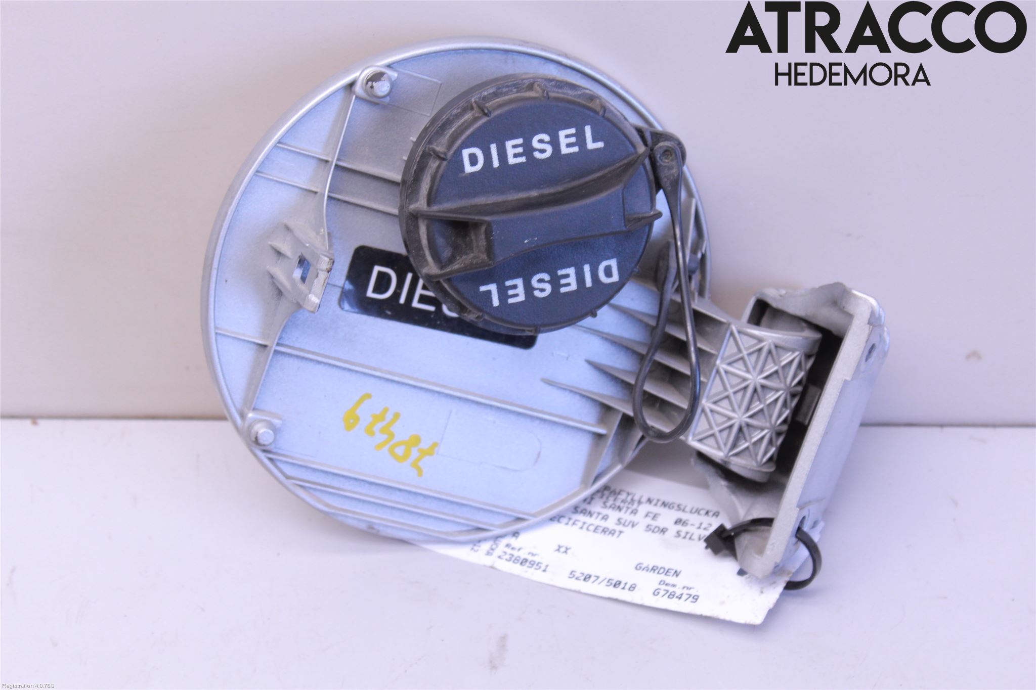 Hyundai SANTA FE  06-12 Drivstoff Tankluke