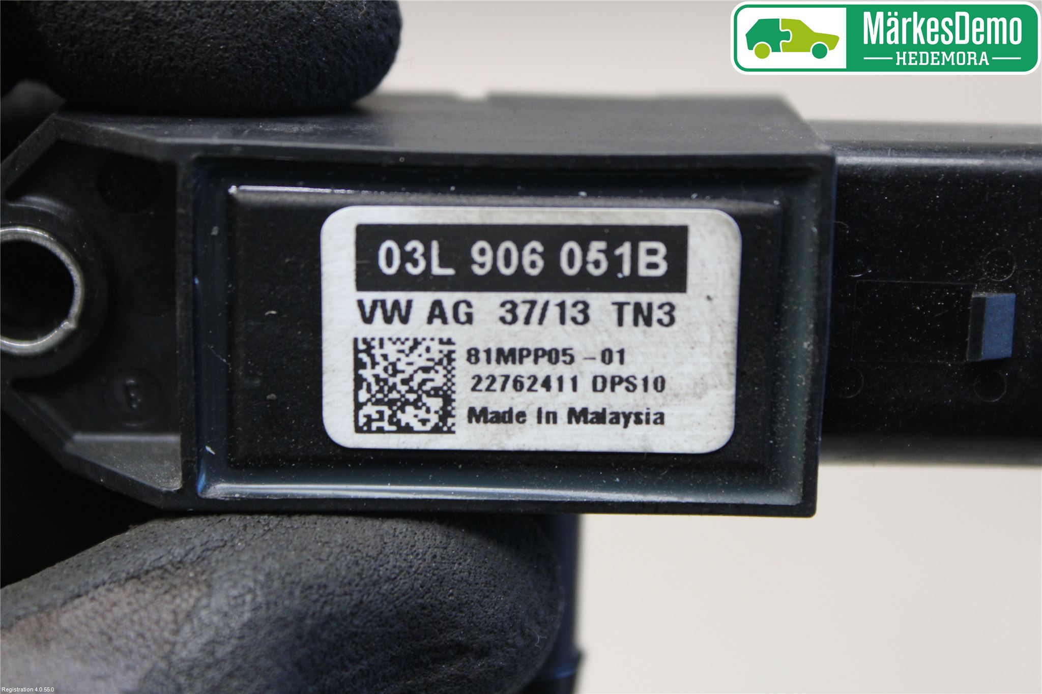 Volkswagen VW GOLF / E-GOLF VII 13-20 Sensor Temp-Trykk Avgass