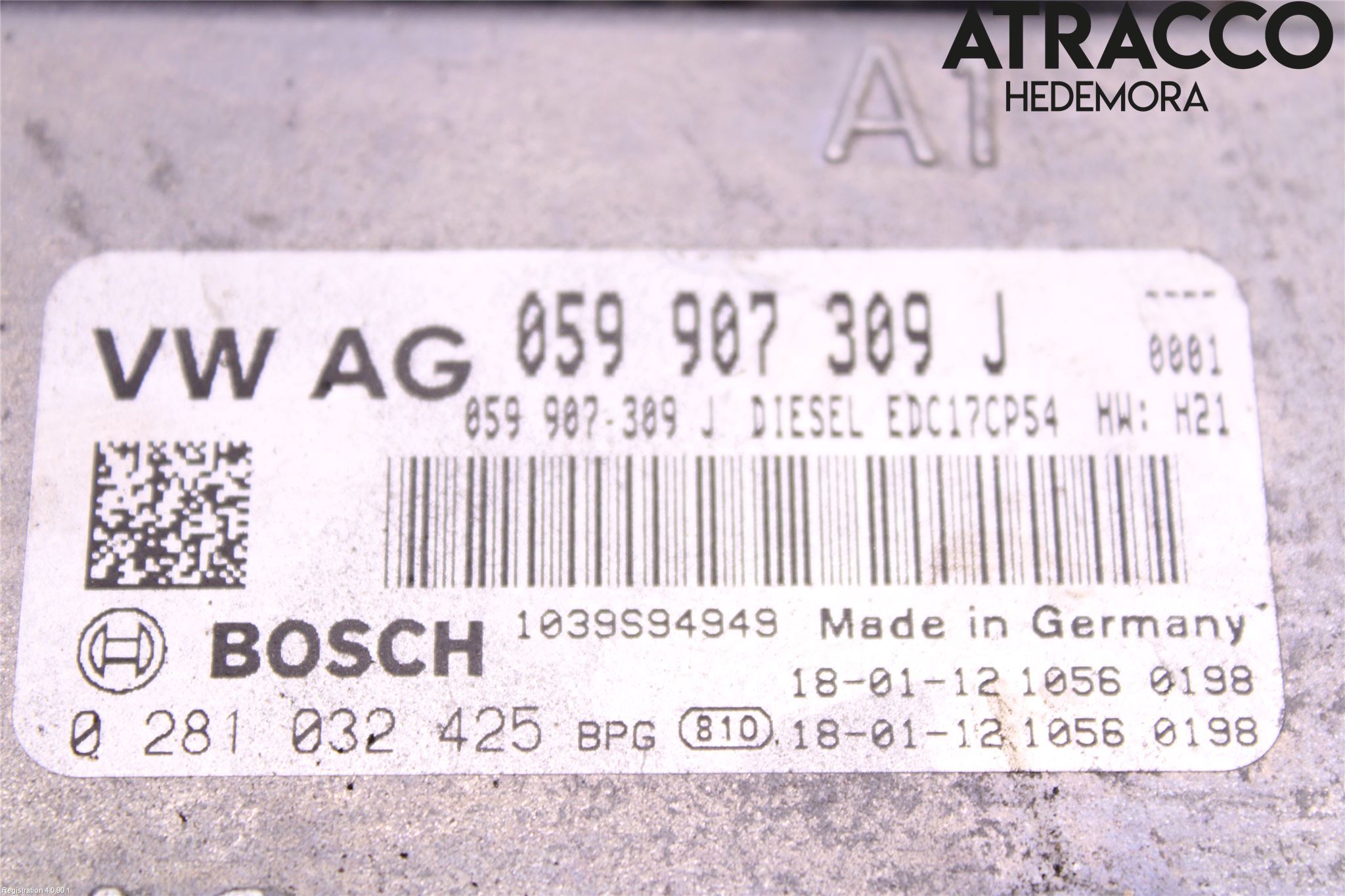 Volkswagen VW AMAROK 2H 10-22 Styreenhet Dieselpumpe