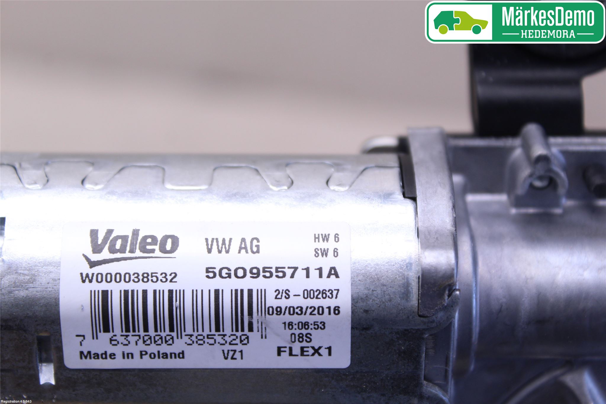 Volkswagen VW GOLF / E-GOLF VII 13-20 Viskermotor Bakluke