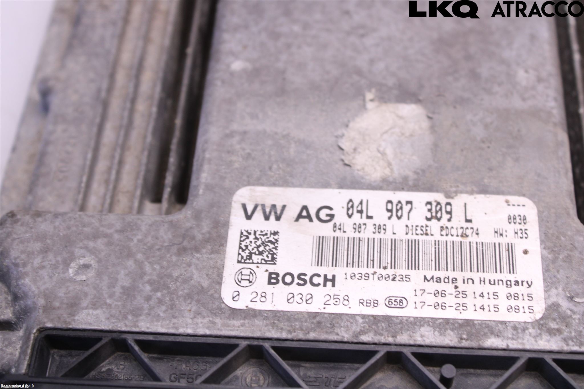 Audi A4/S4 B9 16-19 Styreenhet Innsprøytning