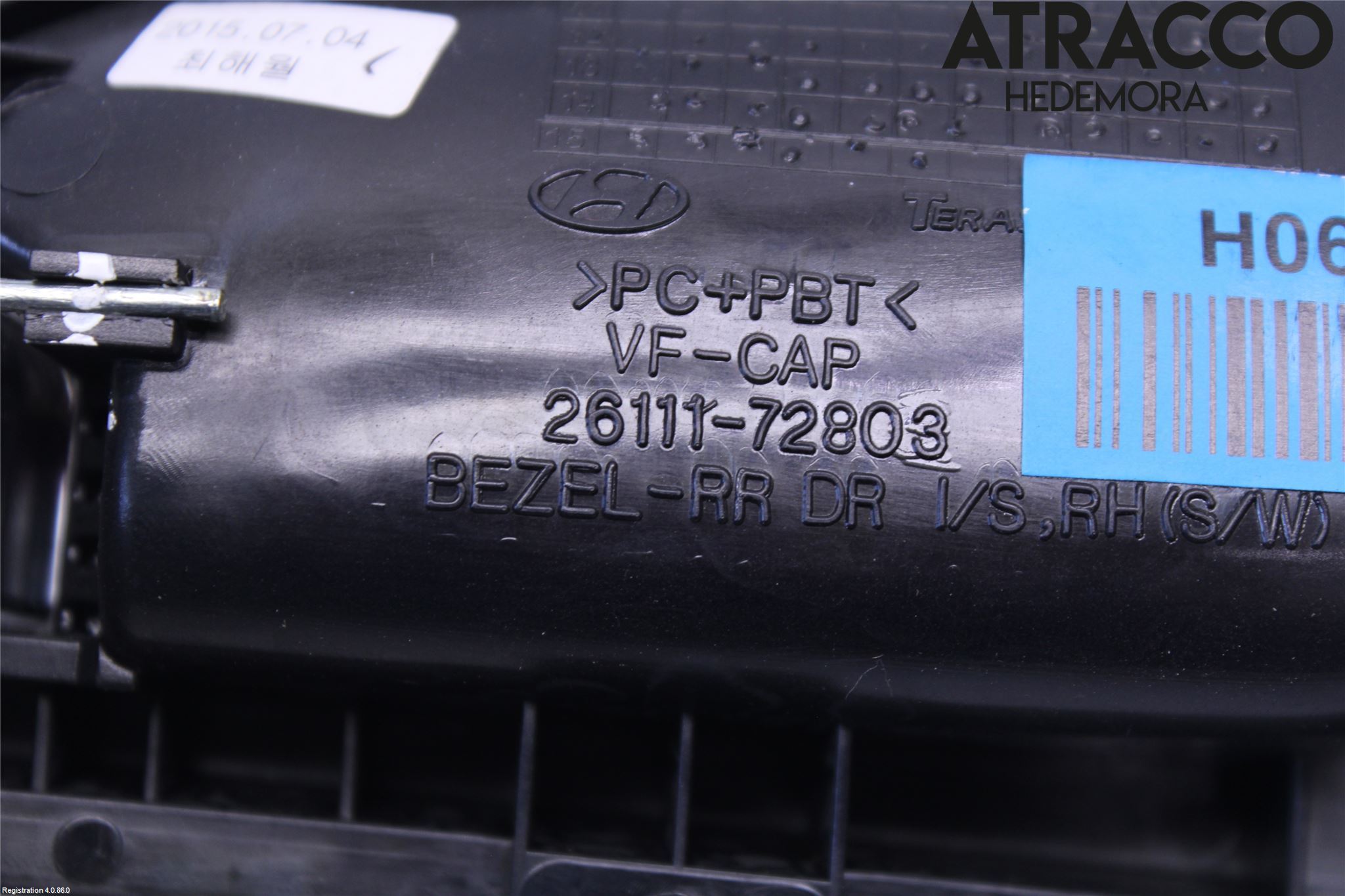 Hyundai i40 16-18 Innr Dørhandtak H Indre