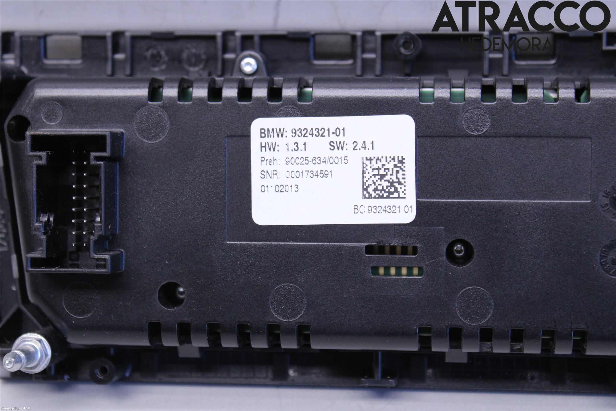 BMW 5 F10/F11/F18 09-17 Varme Ac Betjening-Display
