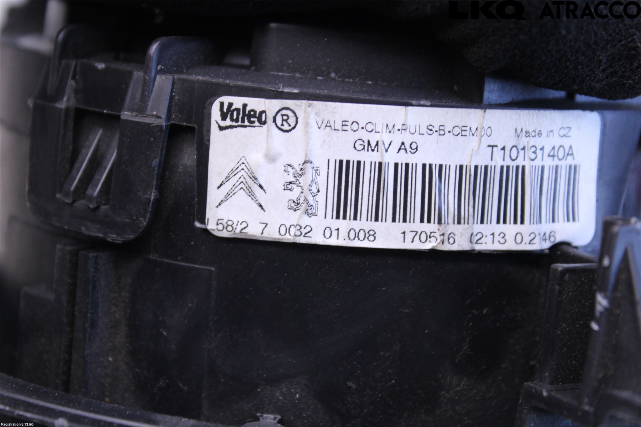 Peugeot 2008 13-20 Varme Ac Varmeapparatvifte