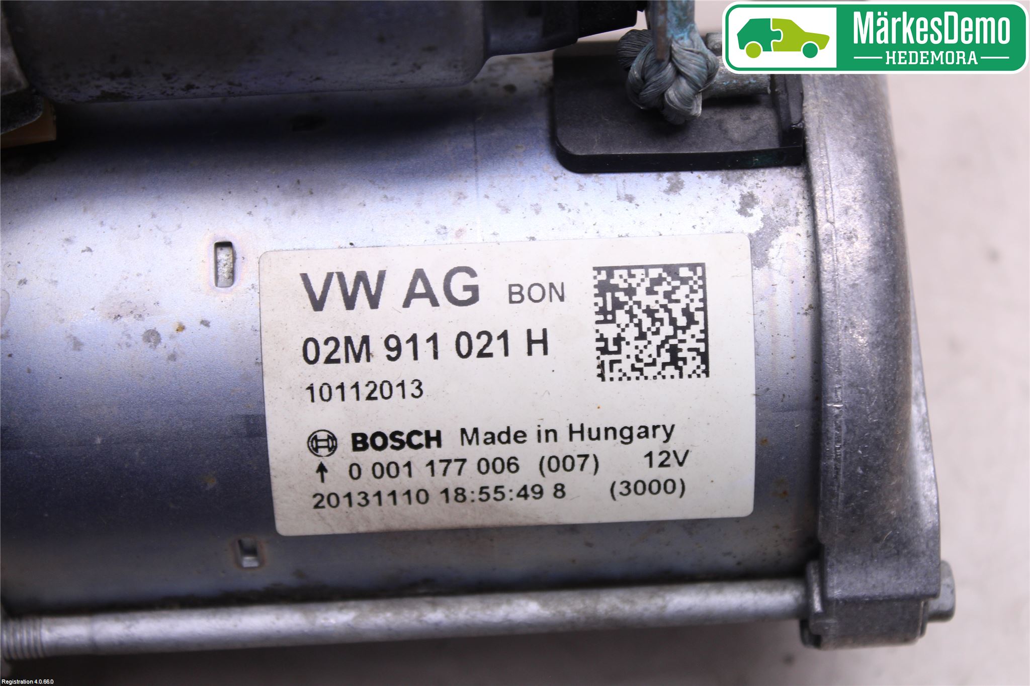 Volkswagen VW UP! / E-UP! Startmotor