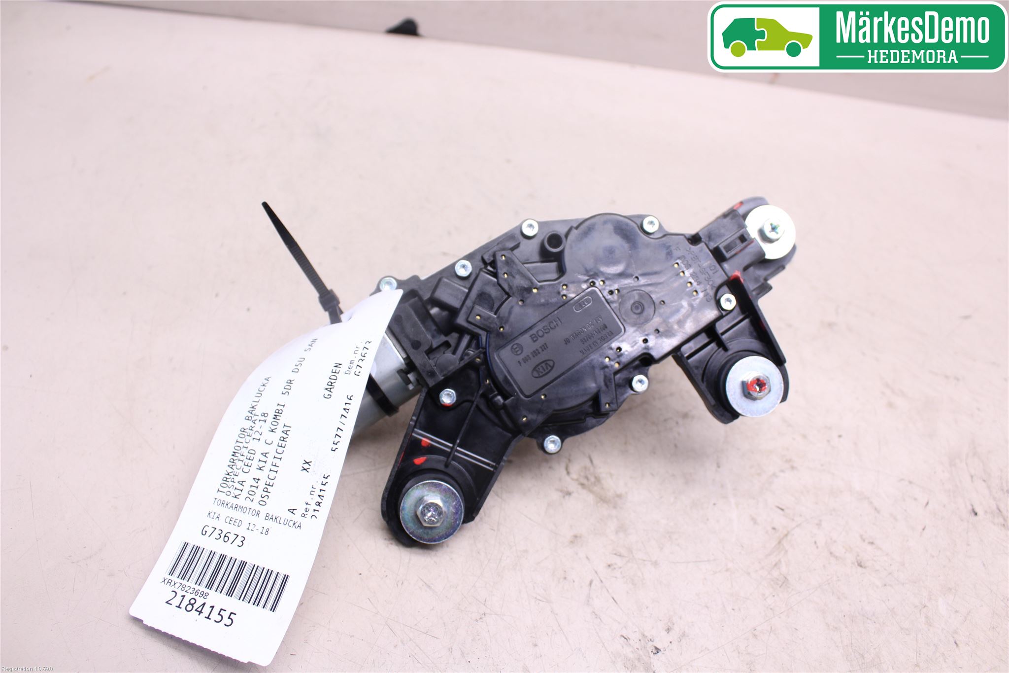 Kia CEED 12-18 Viskermotor Bakluke