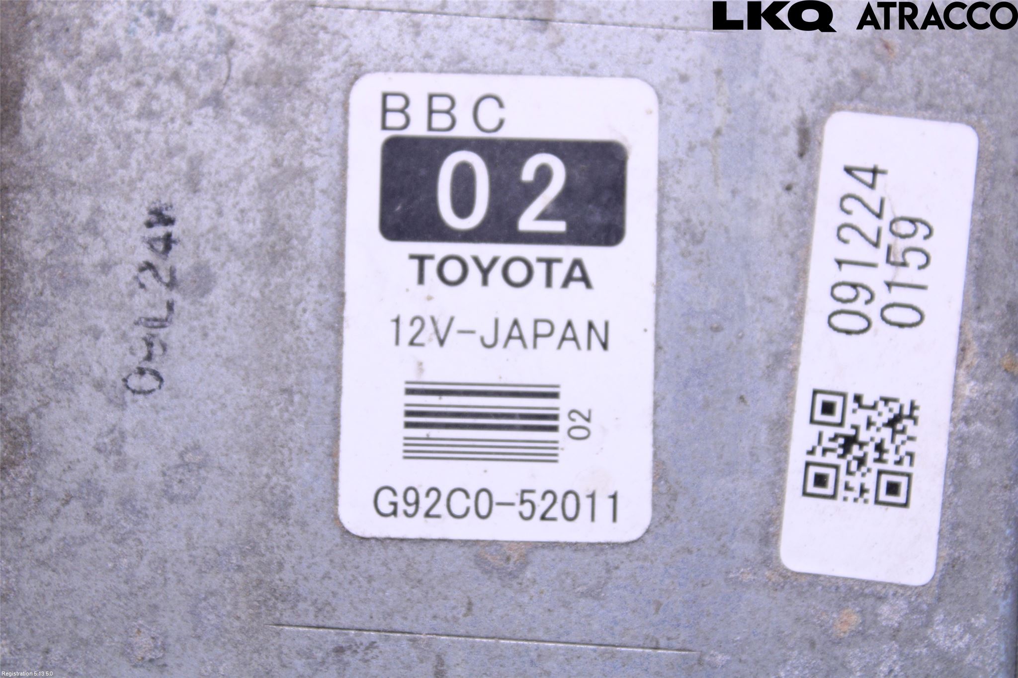 Toyota YARIS XP90 06-11 Styreenhet Øvrig