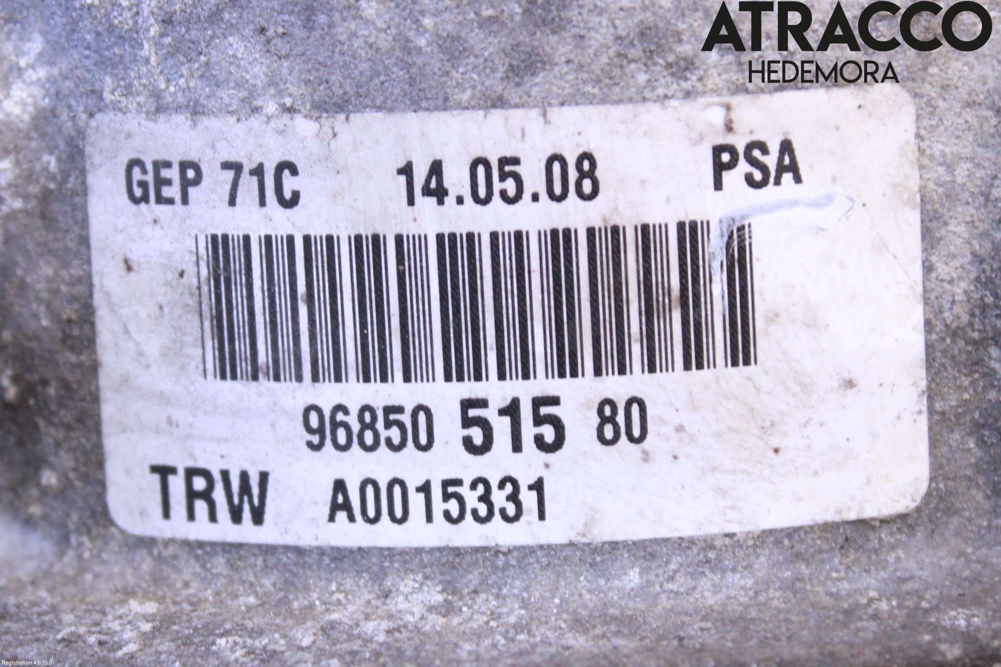 Citroen C4 GRAND PICASSO 07-13 Servostyring Eletrisk Pumpe