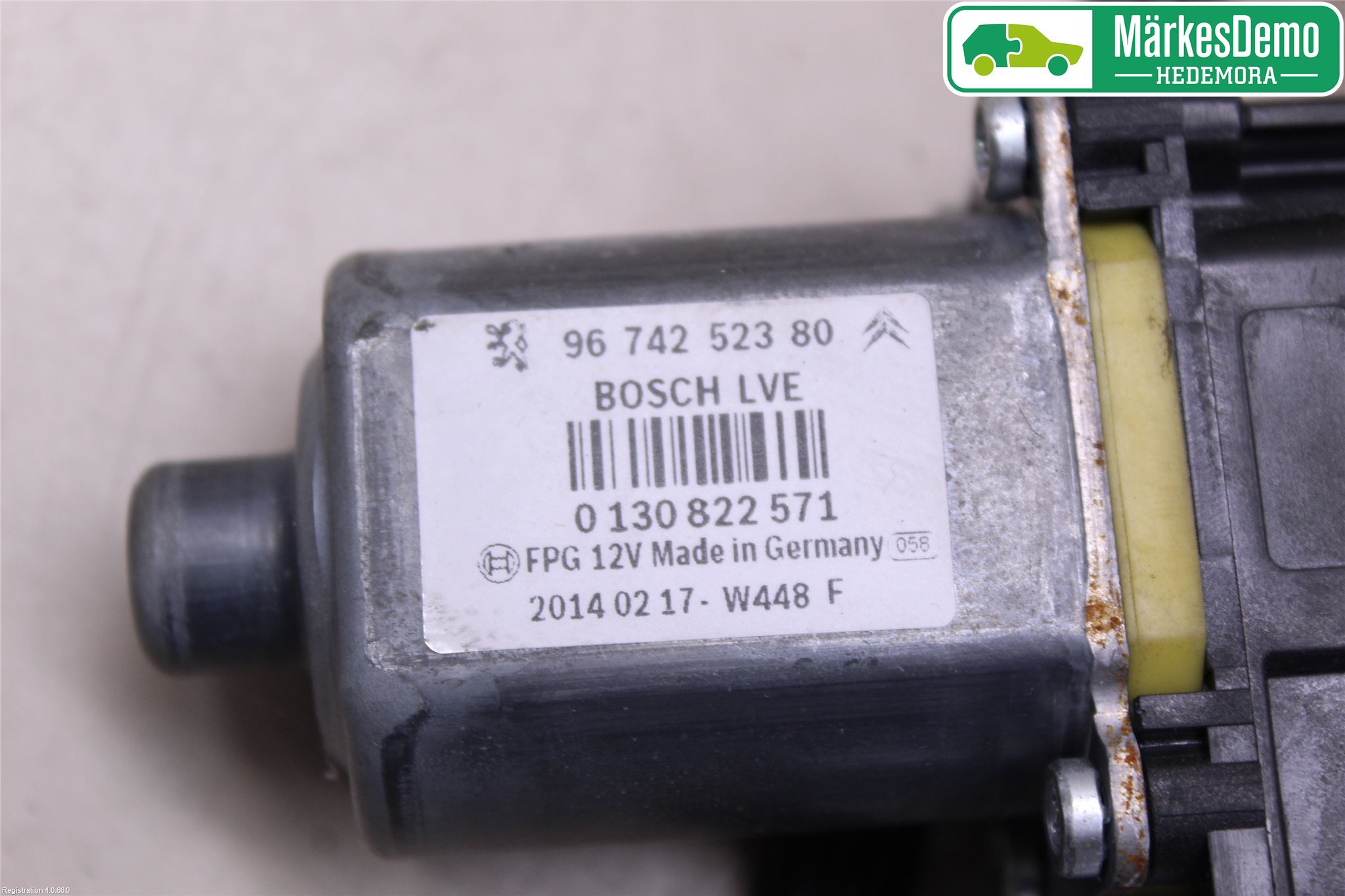 Citroen C4 CACTUS 14-20 Vindusheis El Komp