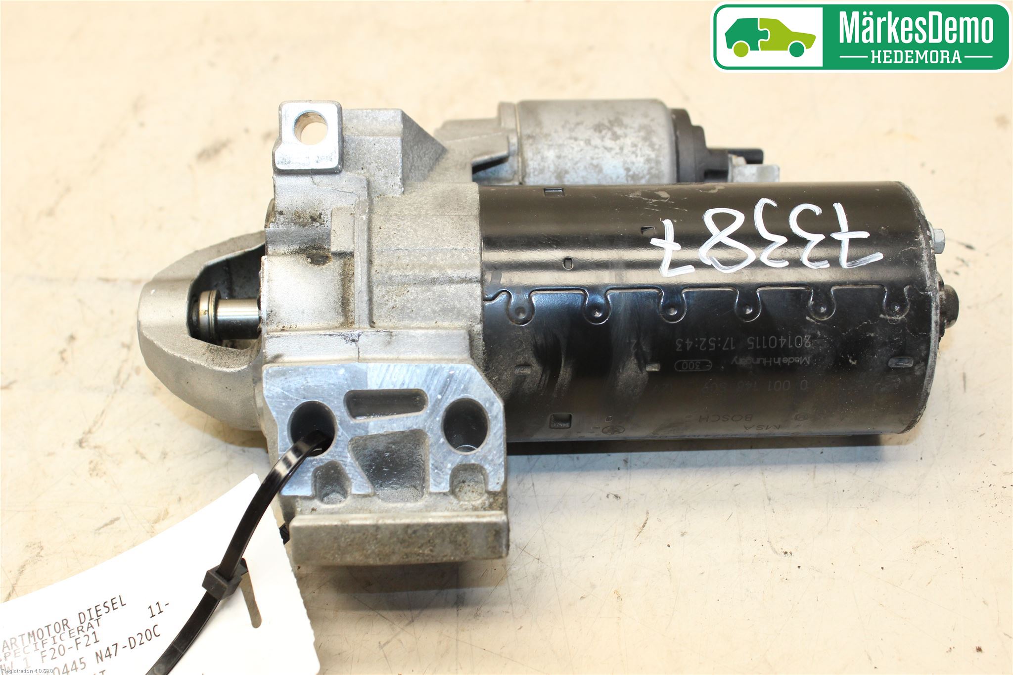 BMW 1 F20/F21 11-19 Startmotor Diesel