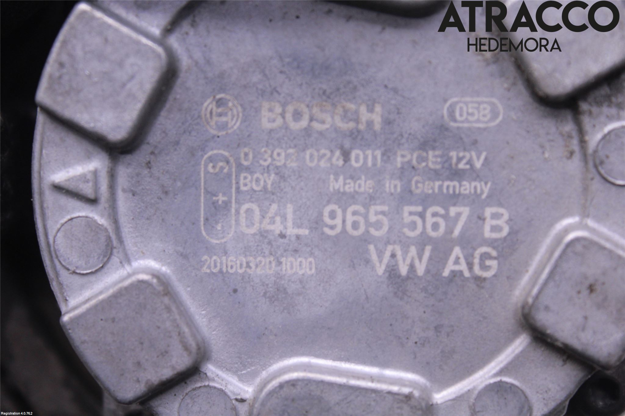 Volkswagen VW PASSAT 15-19 Varme Sirkulasjonspumpe