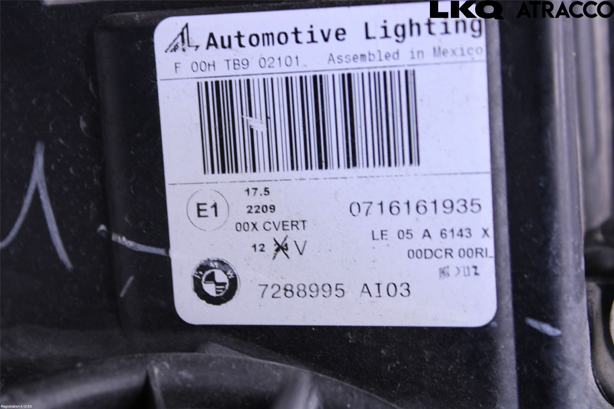 BMW X5 E70 07-13 Frontlykt Venstre