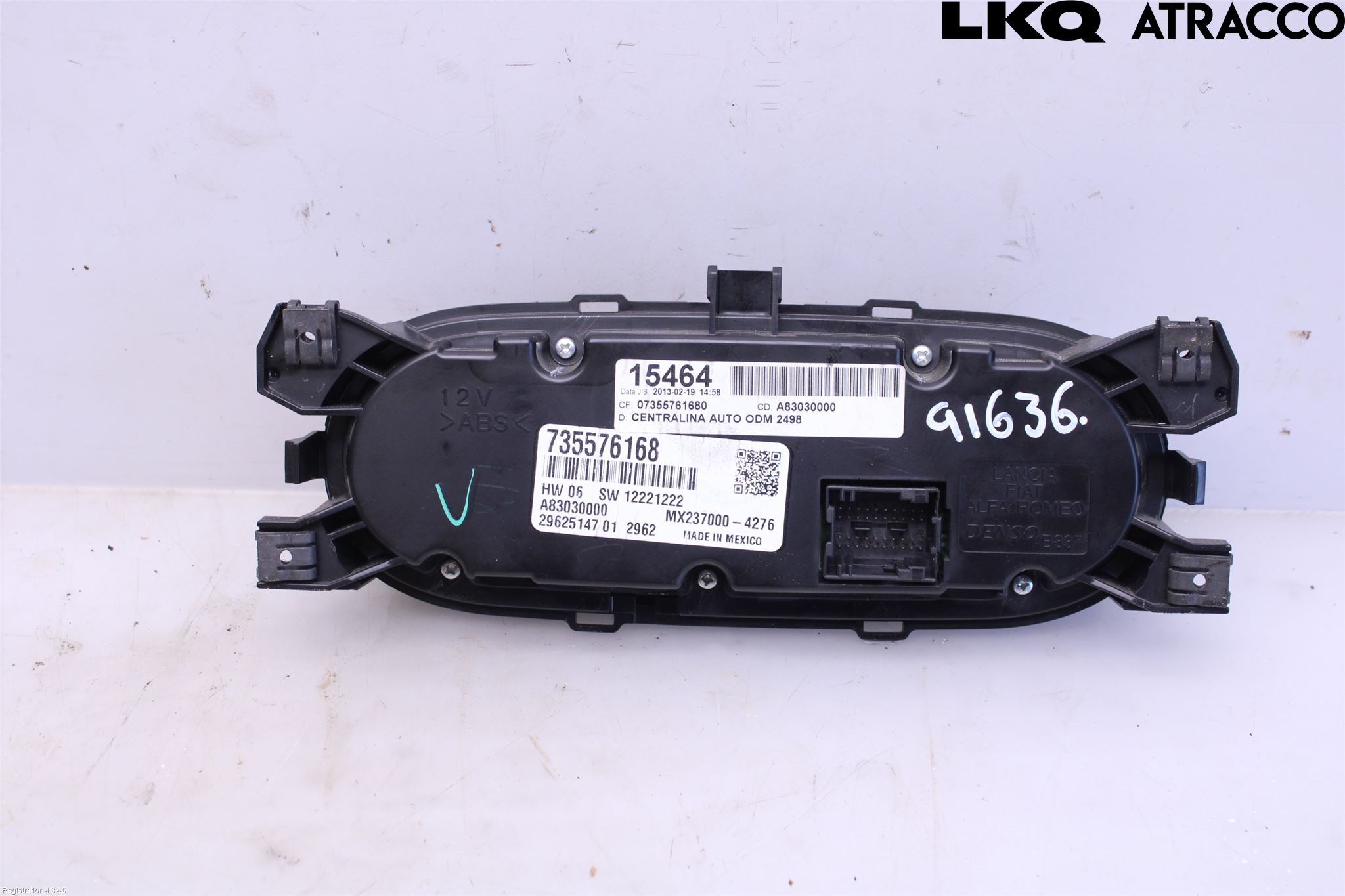 Fiat 500L 13-19 Varme Ac Betjening-Display