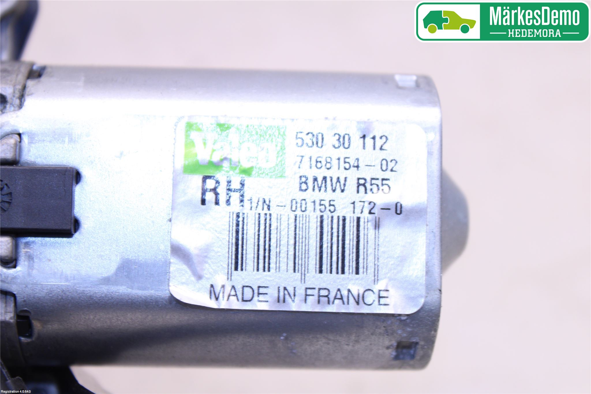 Mini CLUBMAN R55 06-14 Viskermotor Bakluke