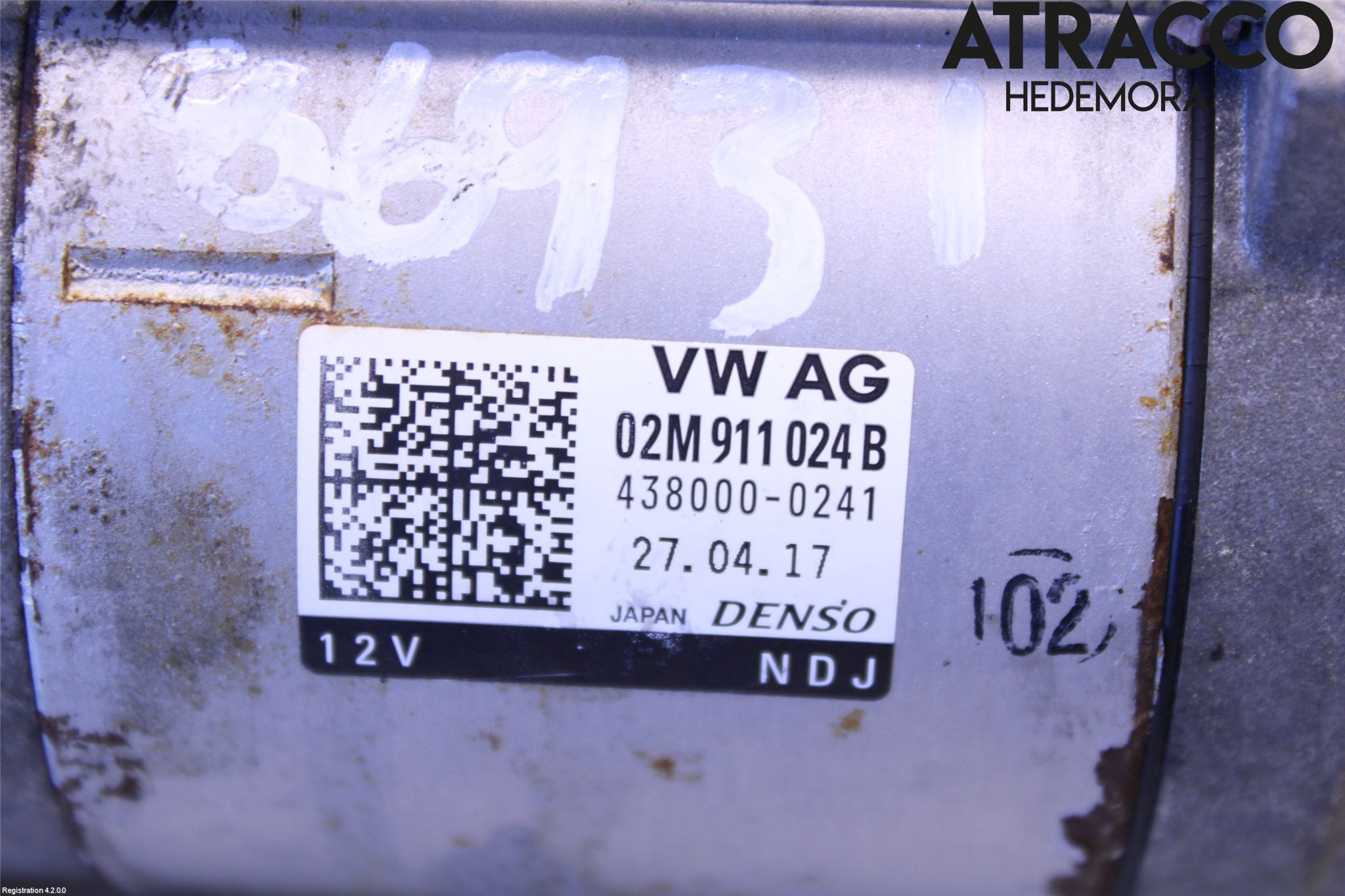 Volkswagen VW PASSAT 15-19 Startmotor Diesel