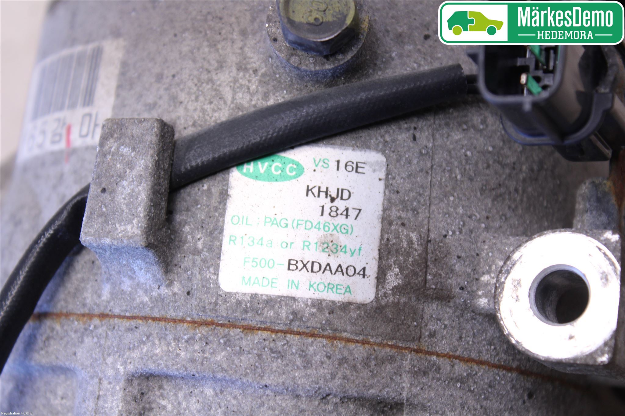 Kia SPORTAGE (SL) 11-15 Varme Ac Kompressor