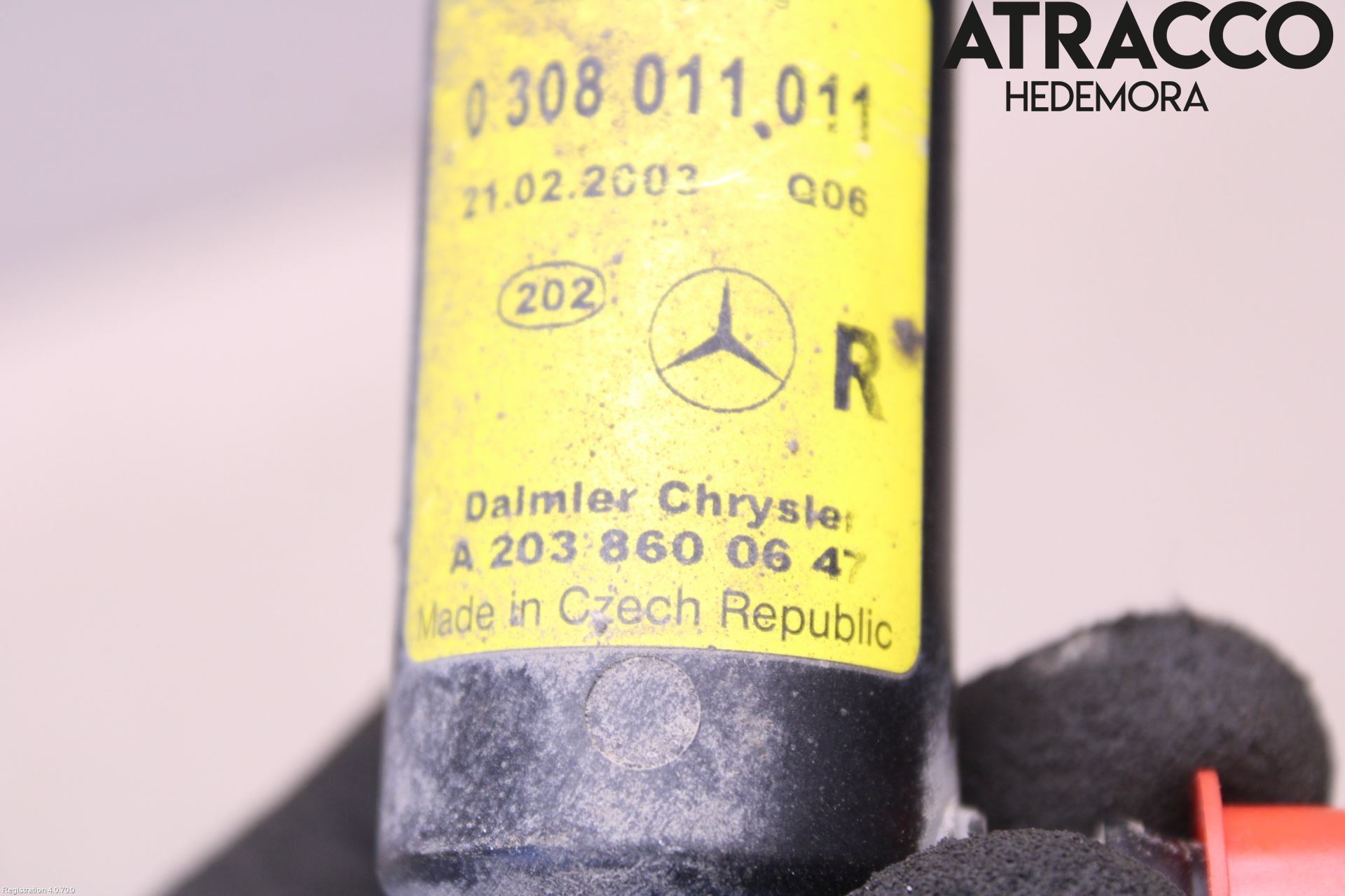 Mercedes-Benz MB C (203) 00-07 Spylerdyse Frontlykter