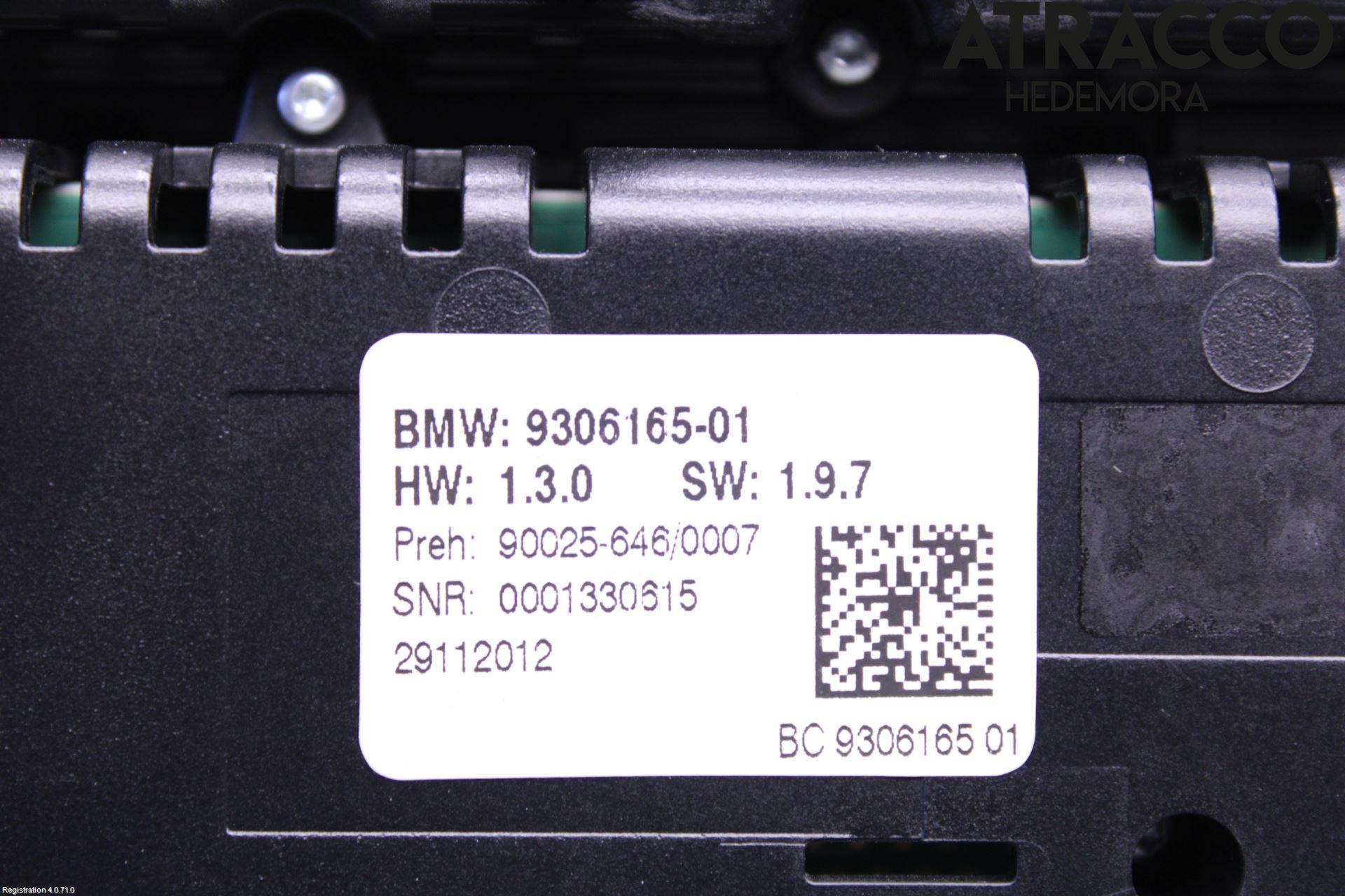 BMW 6 F12/F13 10-18 Varme Ac Betjening-Display
