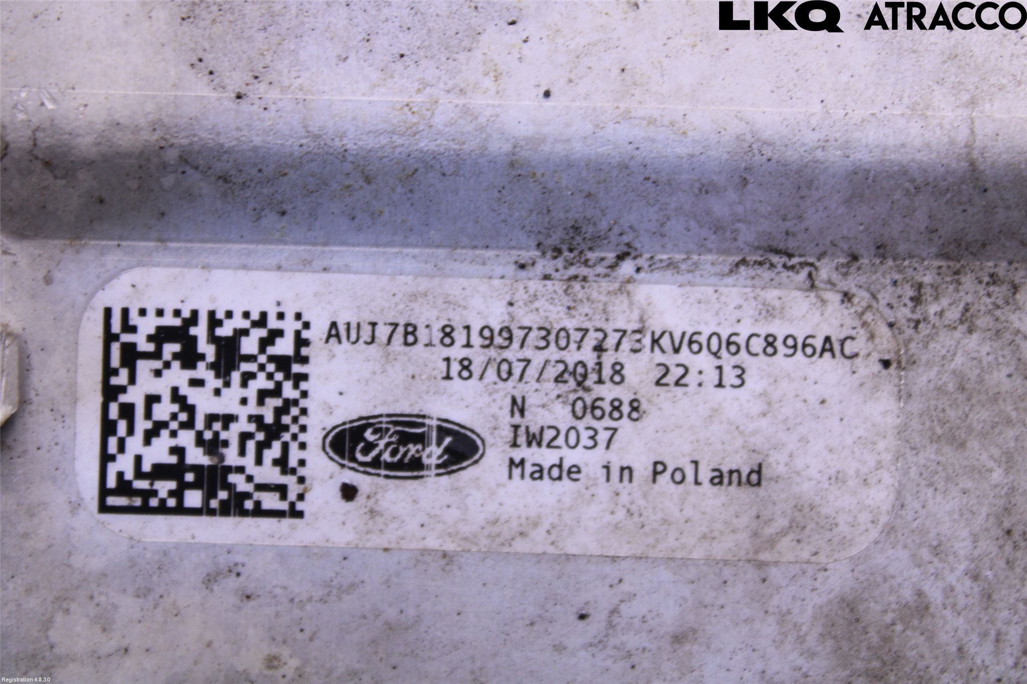 Ford TRANSIT/TOURNEO CONNECT 13-22 Intercooler Radiator